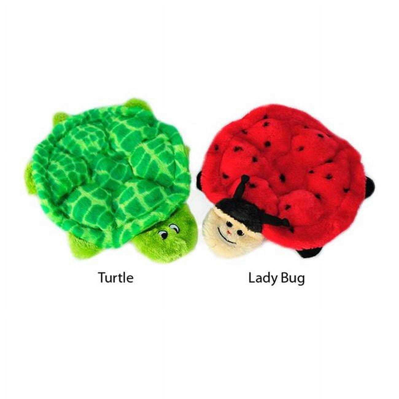 ZippyPaws Squeakie Crawler Betsey the Ladybug Plush Dog Toy - Healthber