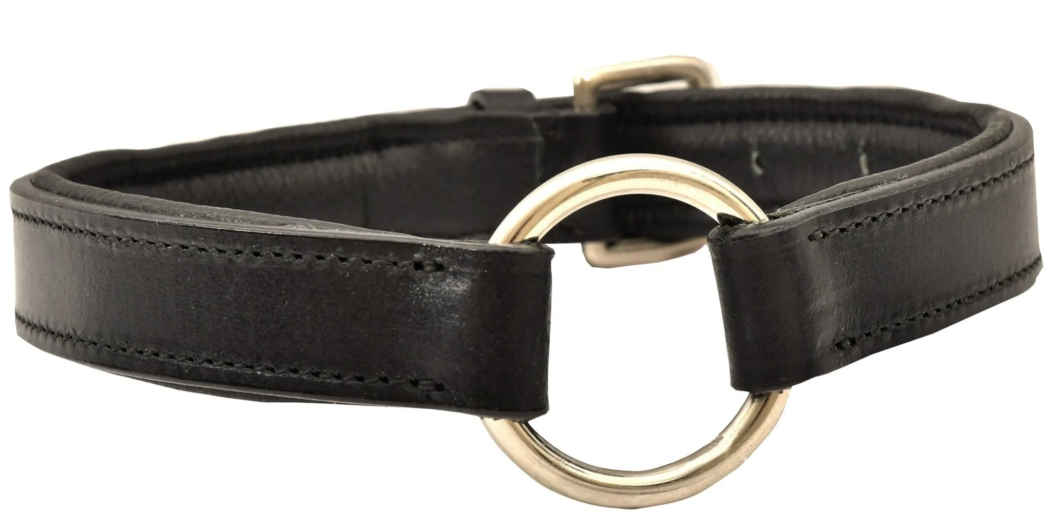 Padded Black Leather Dog Collars - Healthber