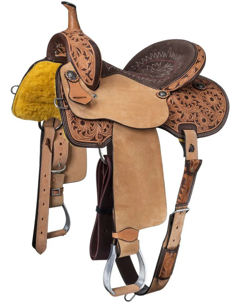 Royal King Light Oil Hawley Barrel Saddle Package - Healthber