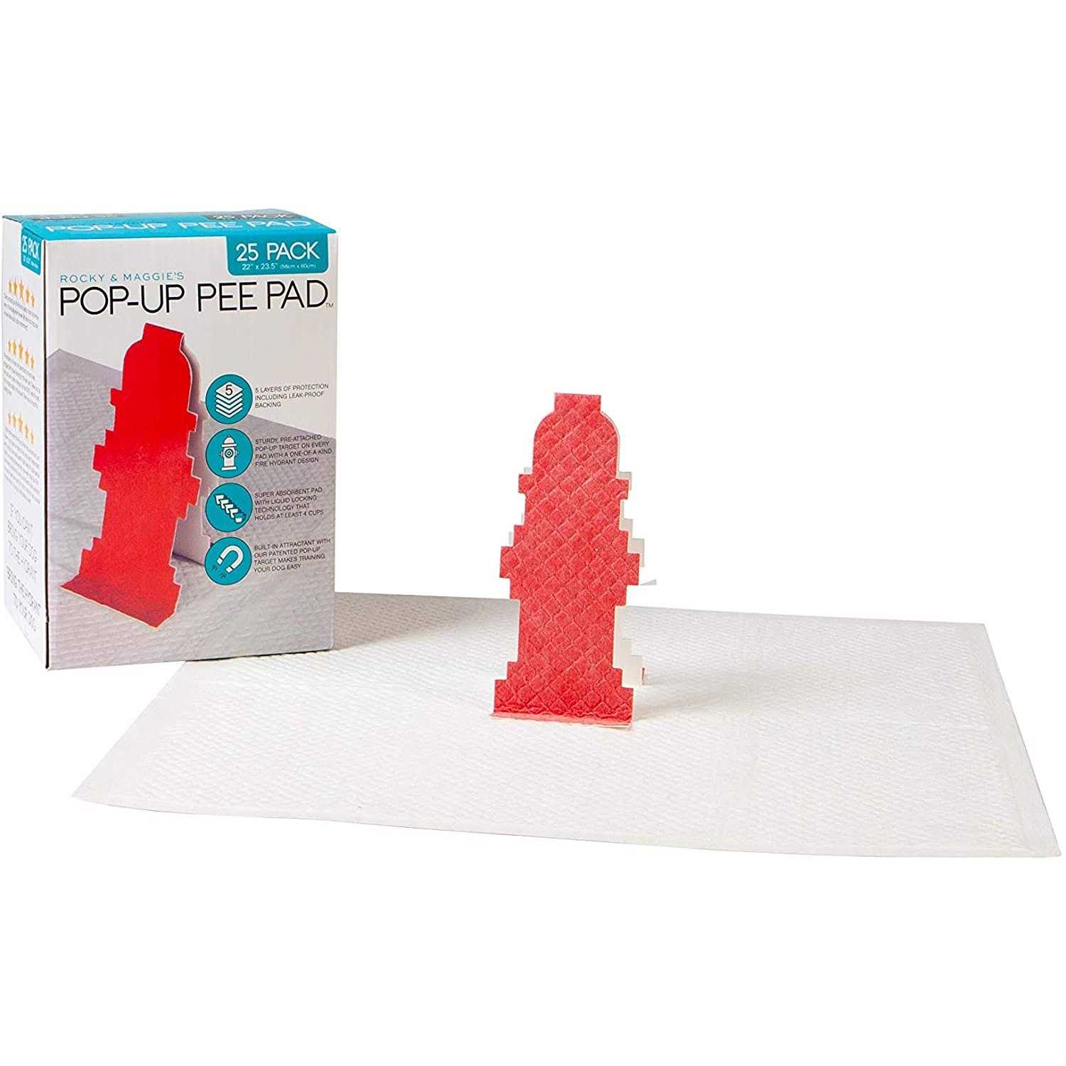 Rocky and Maggie’s Pop-Up Pee Pad for Dogs - Healthber