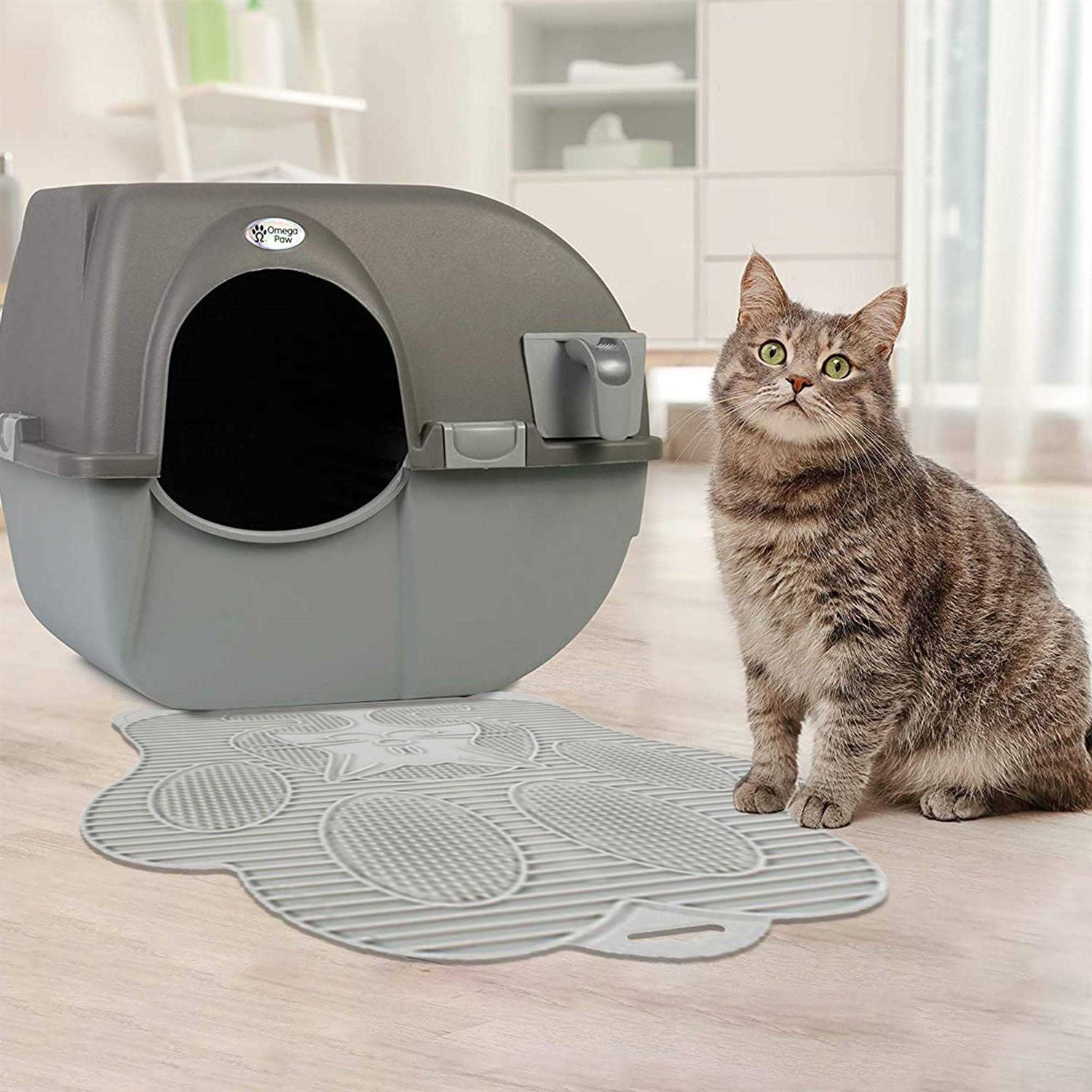 Omega Paw Roll ‘N Clean Self Cleaning Litter Box - Healthber