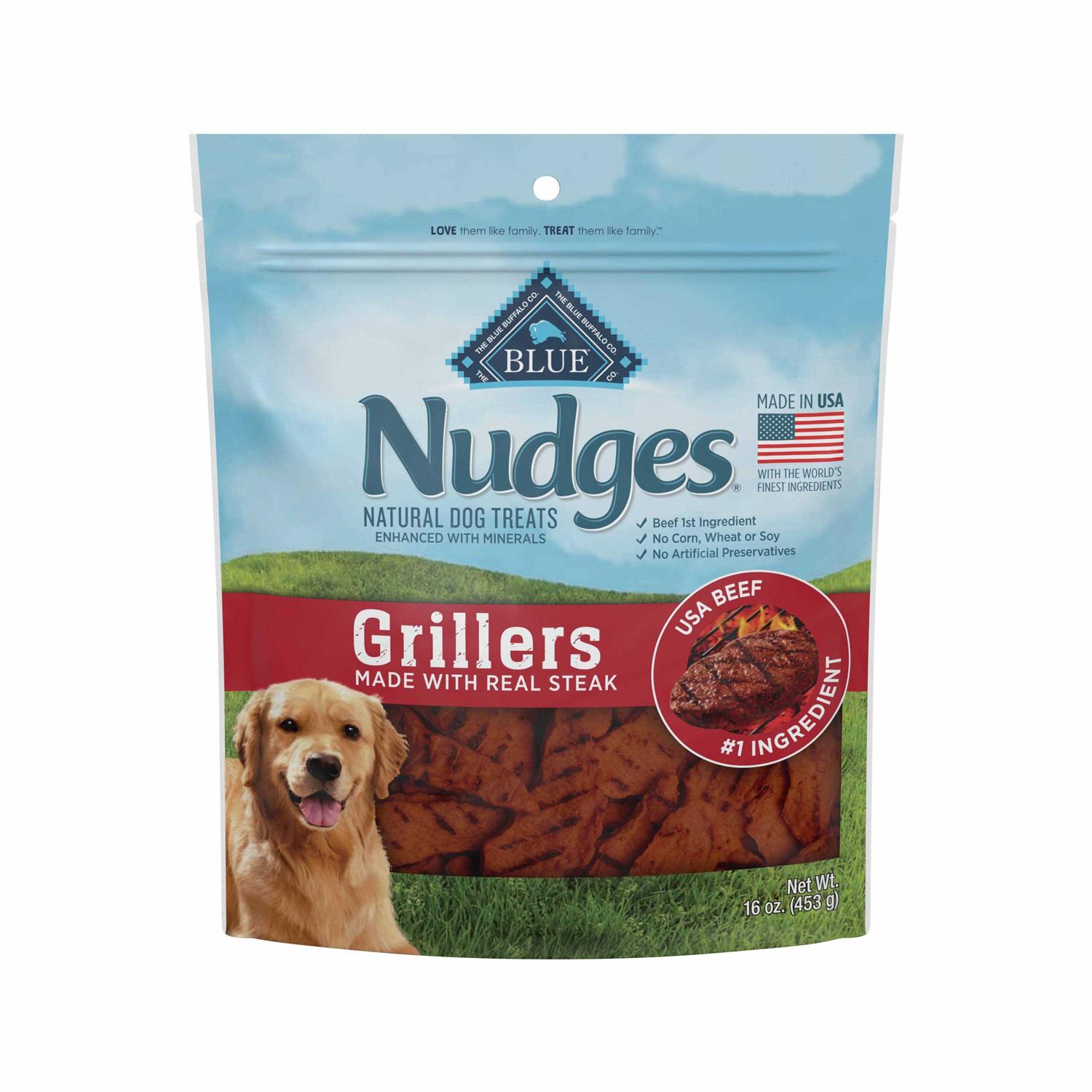 Blue Buffalo Nudges Grillers Natural Dog Treats - Healthber