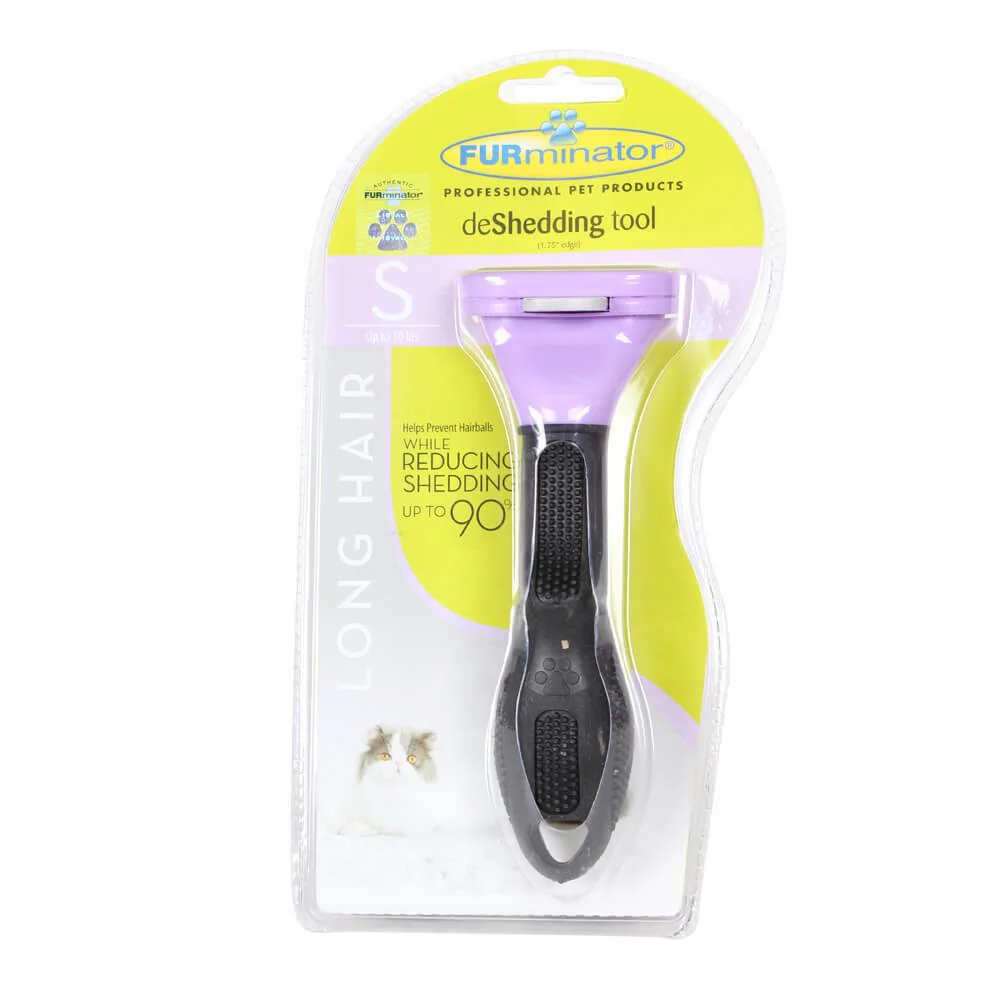 FURminator deShedding Tool for Small Cats, Long Hair - Healthber