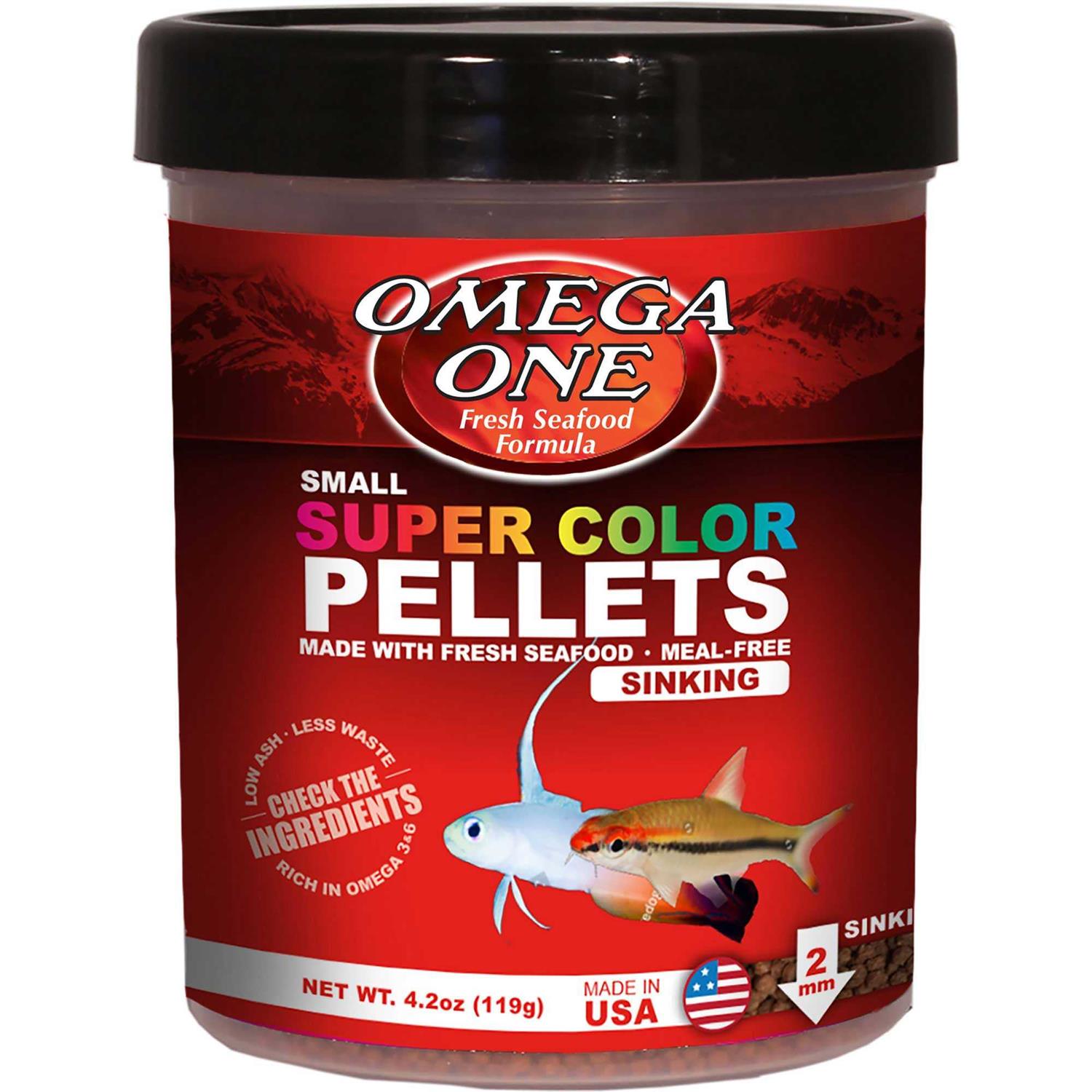 Omega One Super Color Sinking Pellets - Healthber