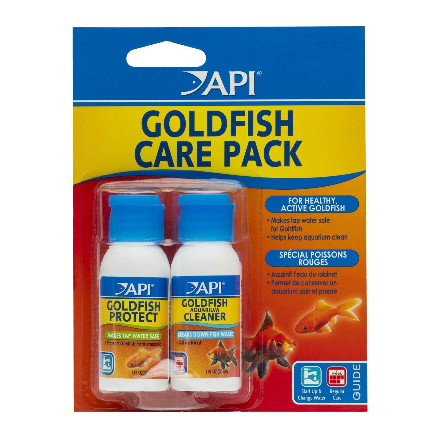API Goldfish Care Pack Aquarium Water Conditioner - Healthber