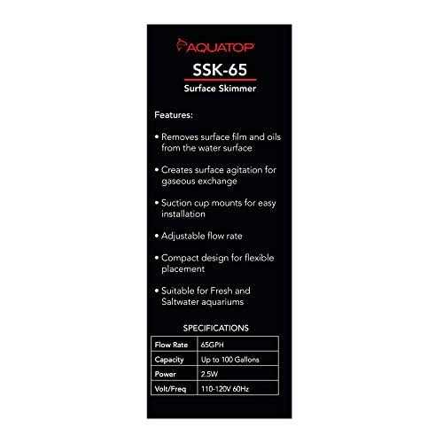 Aquatop Internal Surface Skimmer - Healthber