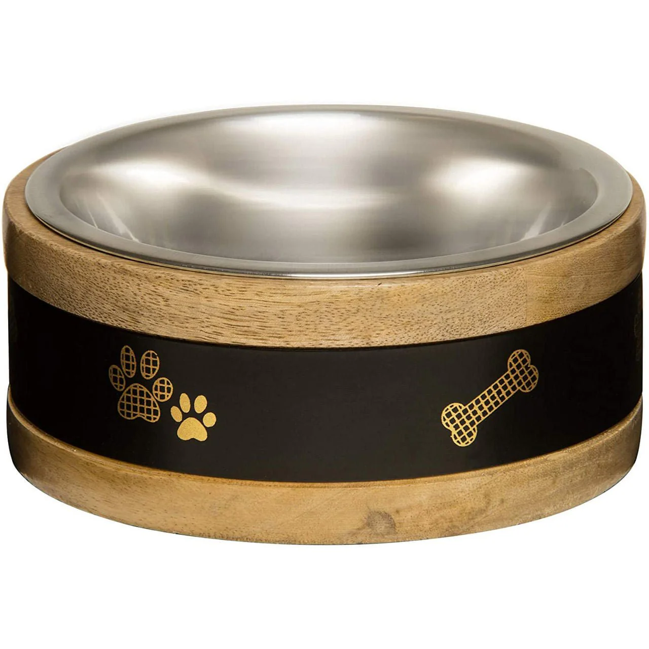 Wooden Ring Dog Bowl - Healthber