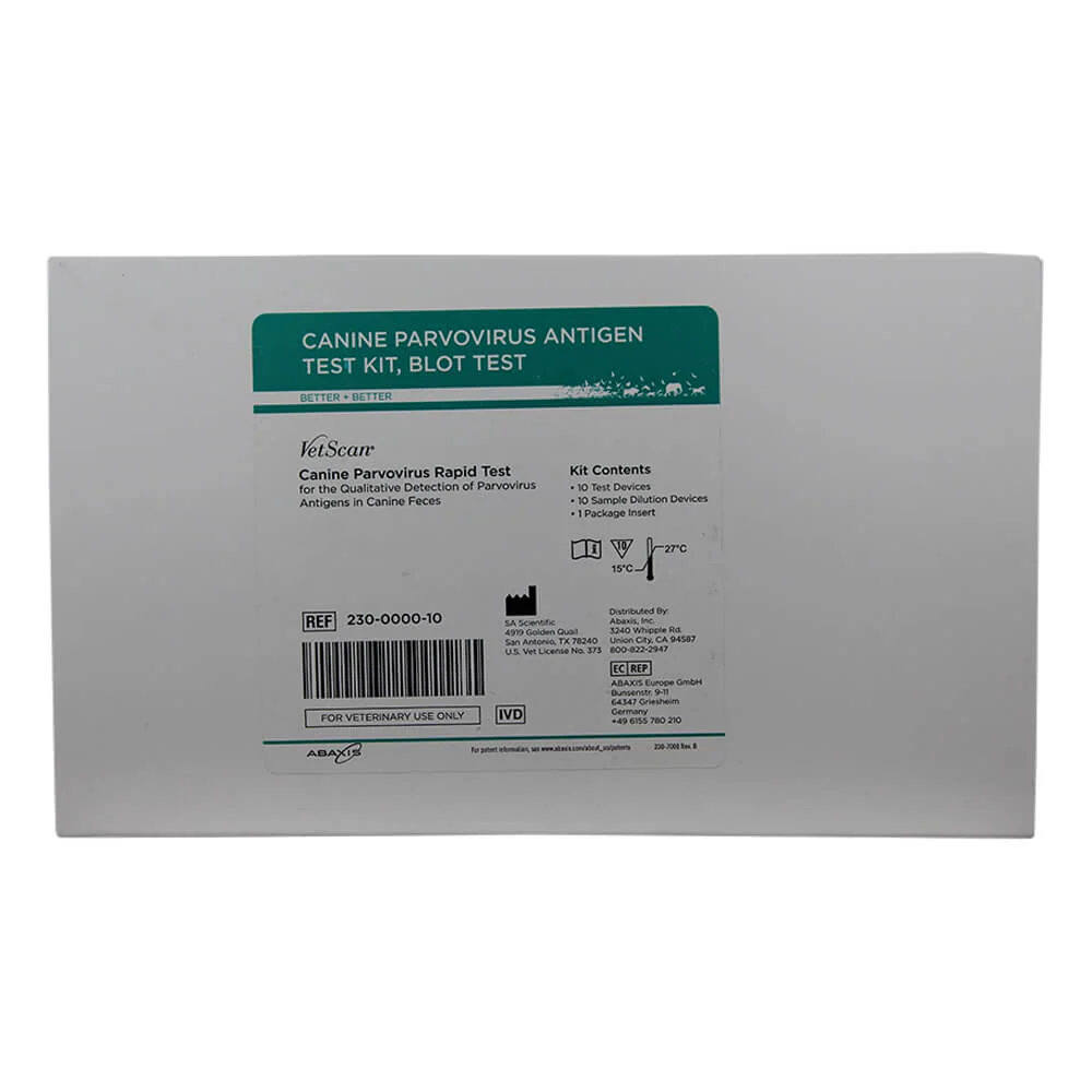 VetScan Canine Parvovirus Antigen Test Kit - Healthber