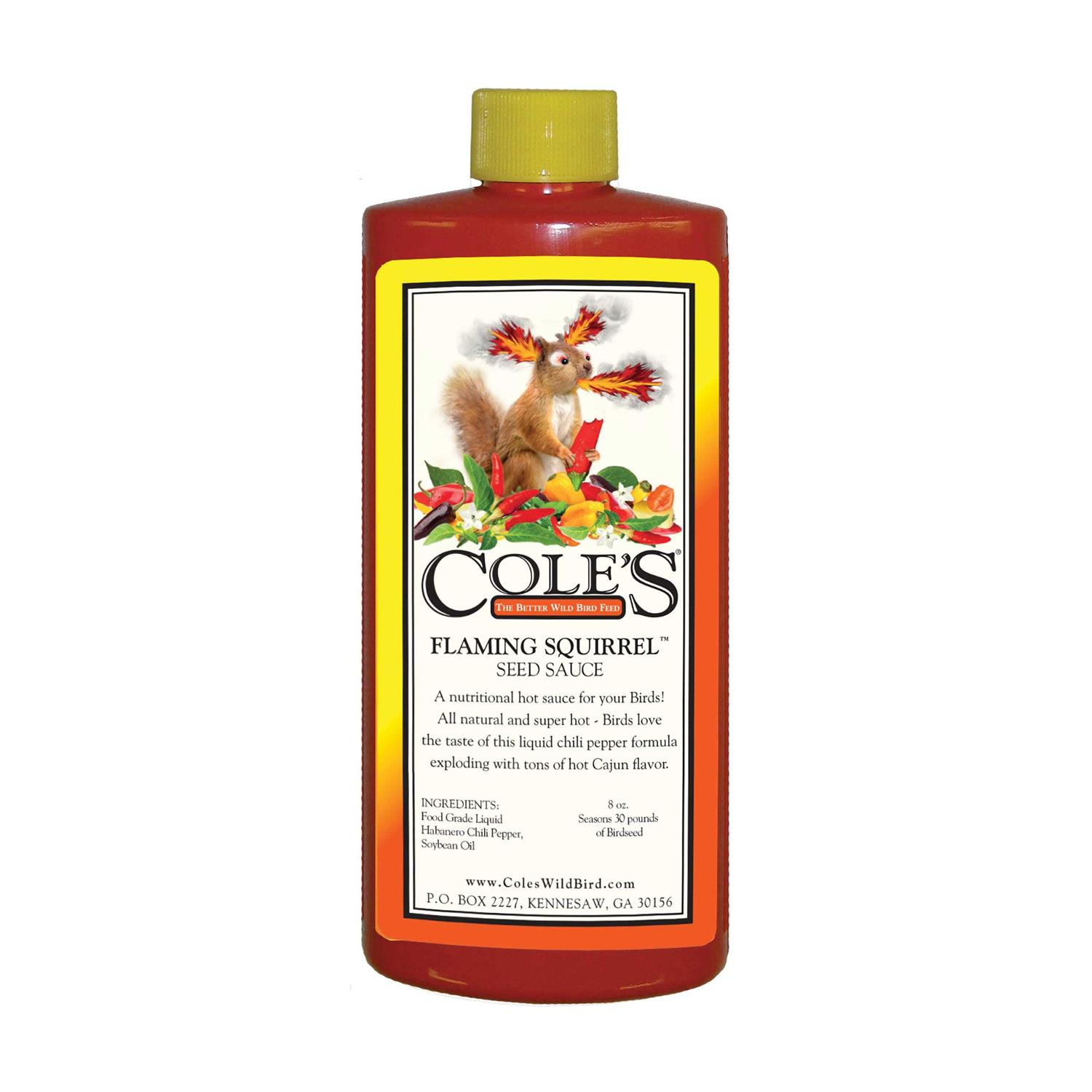 Cole’s Wild Bird Products Fs08 Flaming Squirrel Seed Sauce - Healthber