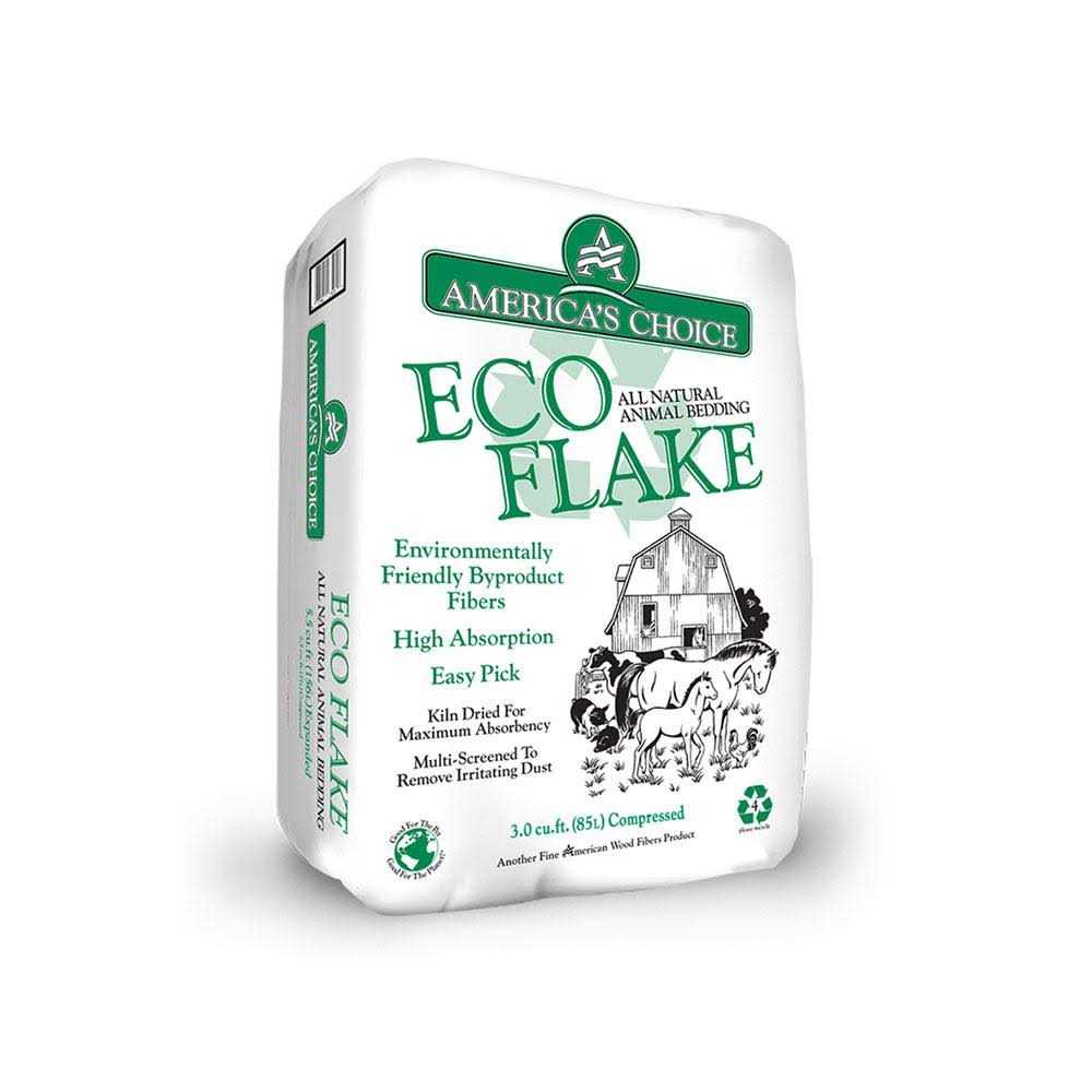 America’s Choice Eco Flake 7.5 Cu ft Wood Animal Bedding - Healthber