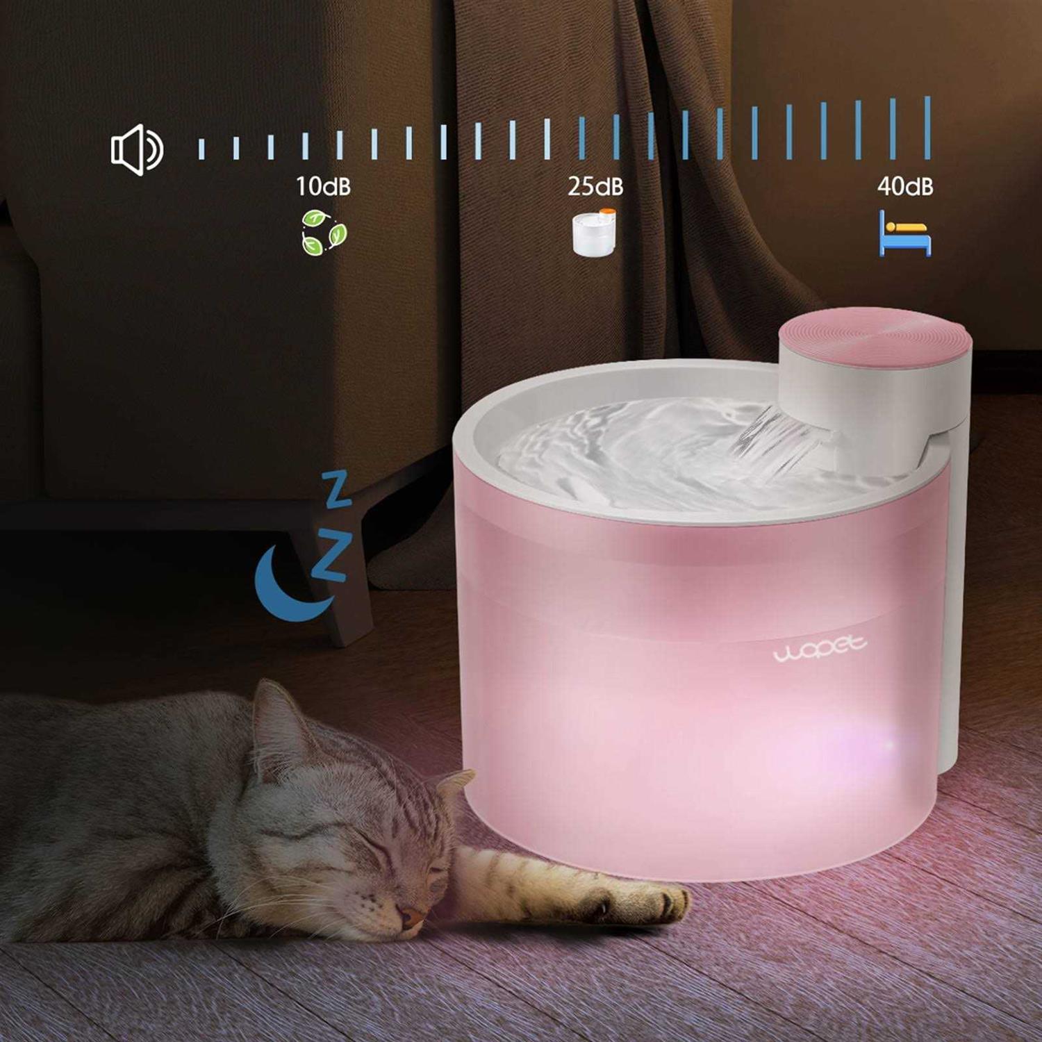 Wopet Pet Dog Cat Water Fountains Dispenser - Healthber
