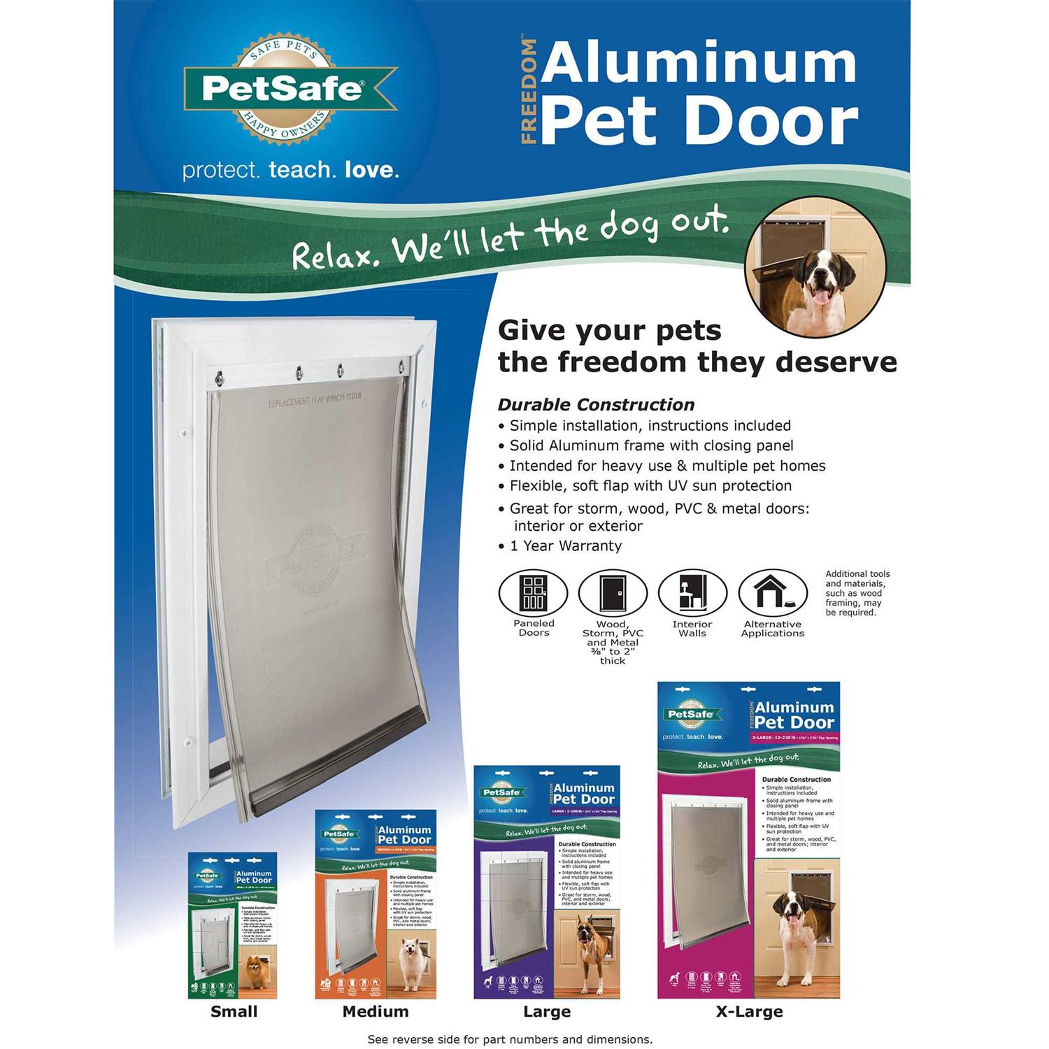 PetSafe Aluminum Freedom Pet Door - Healthber