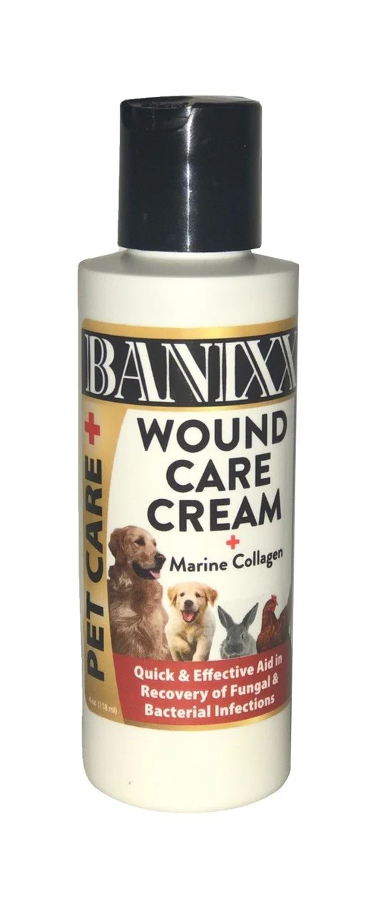 Banixx Pet Wound Care Cream, 4 oz - Healthber