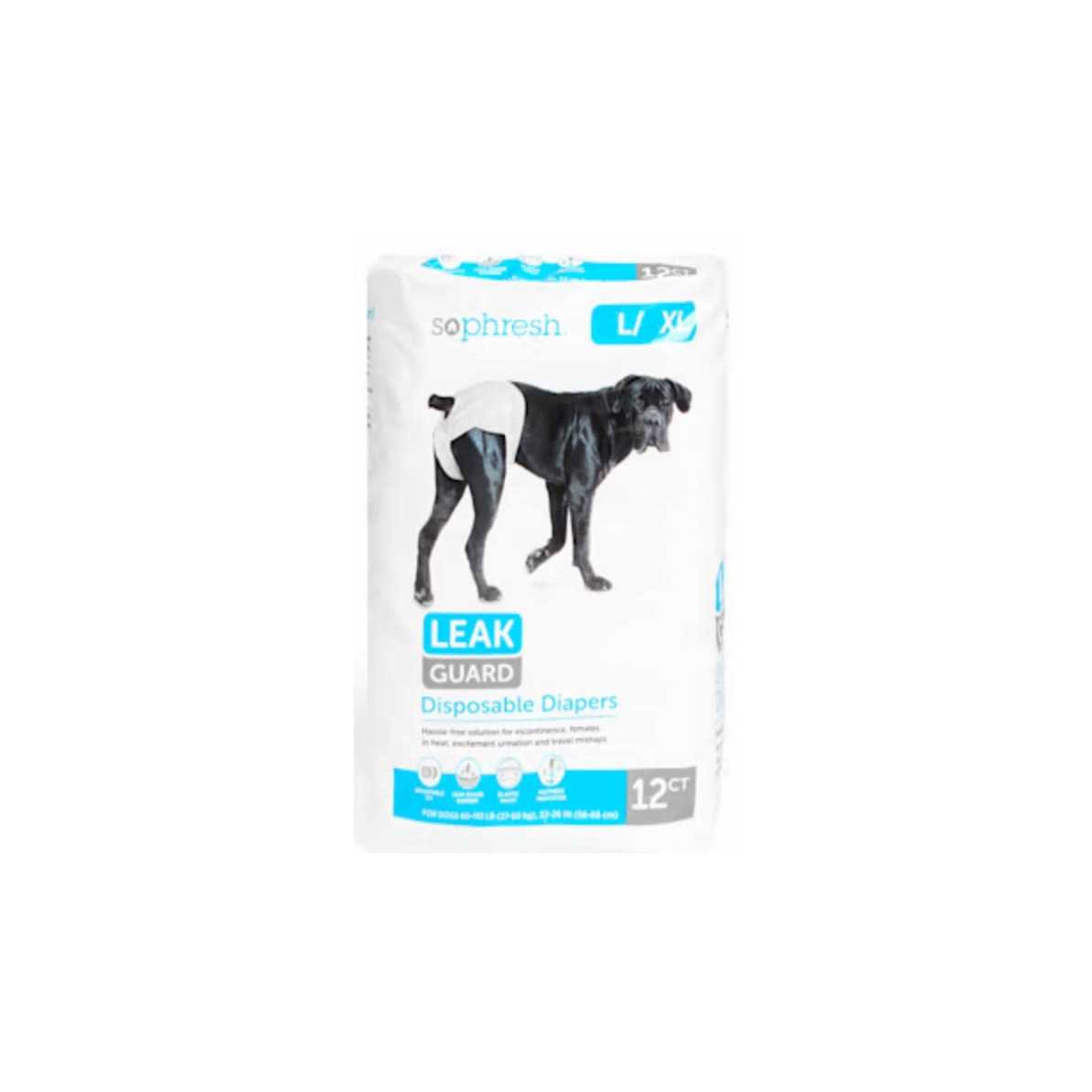 So Phresh Leak Guard Disposable Pet Diapers - Healthber
