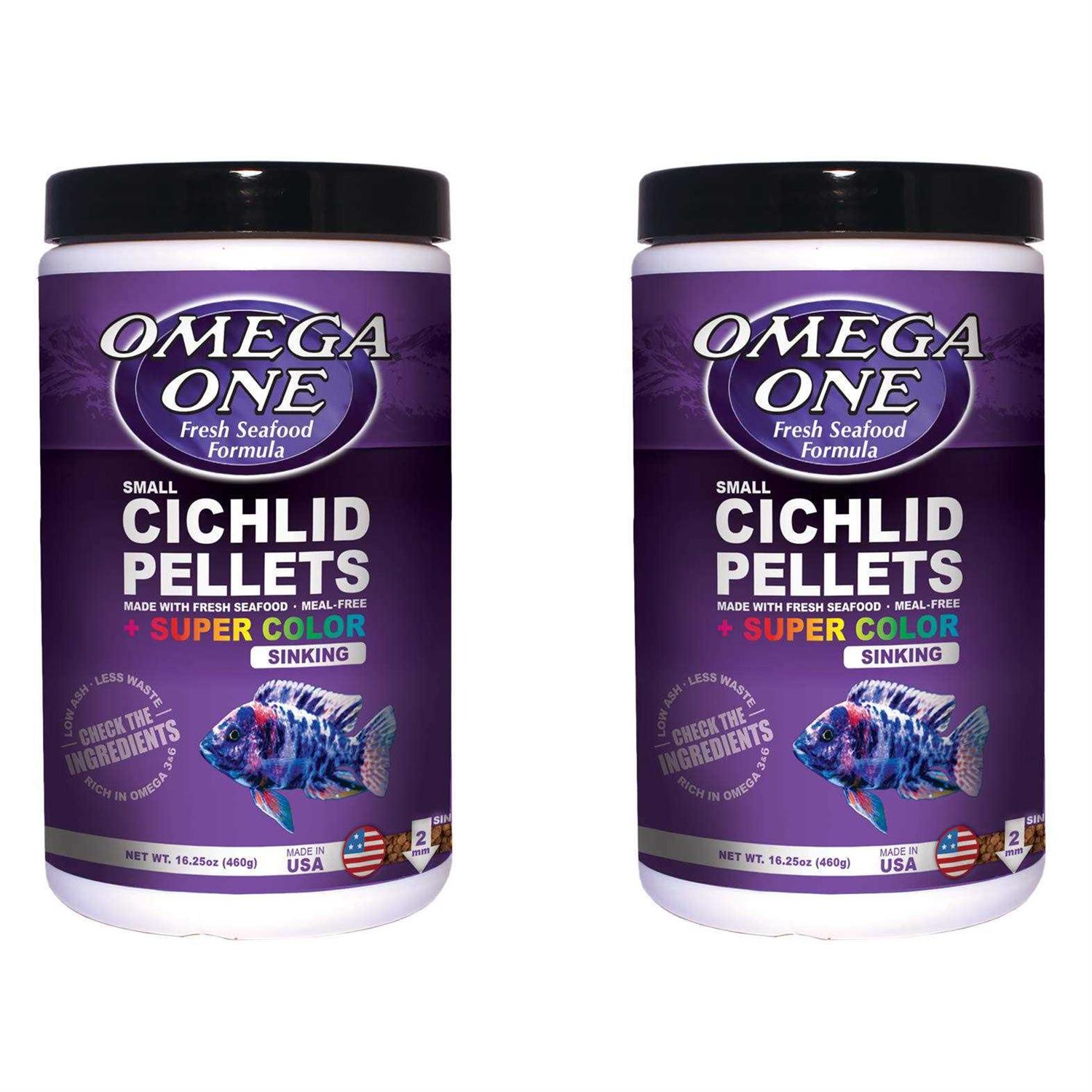 Omega One Super Color Sinking Cichlid Pellets - Healthber