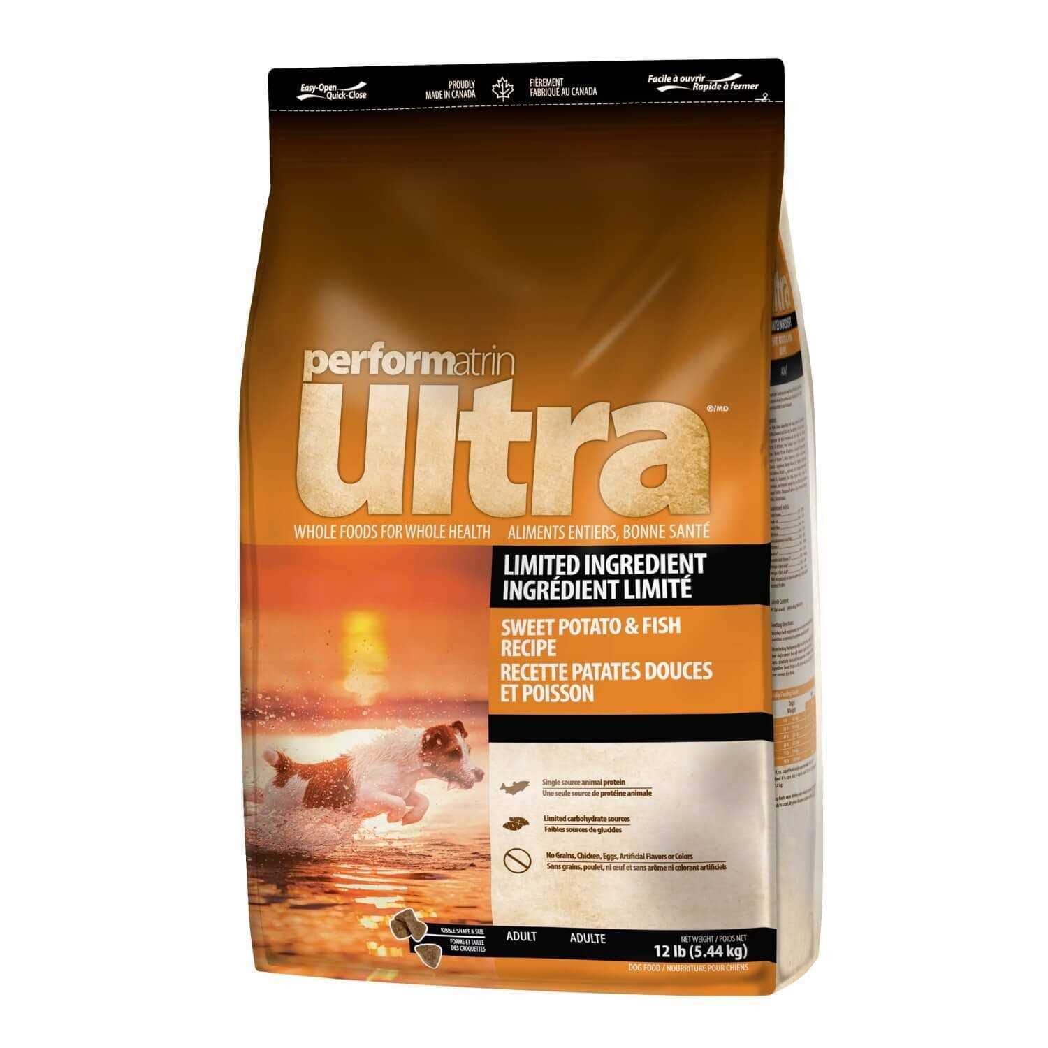 Performatrin Ultra Limited Ingredient Sweet Potato & Fish Adult Dog Food - Healthber