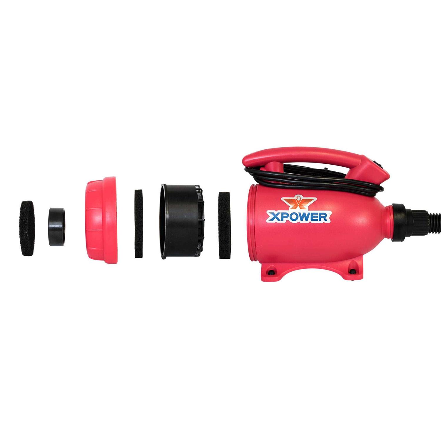 XPOWER B-55 Home Pet Grooming Force Dryer Vacuum - Healthber