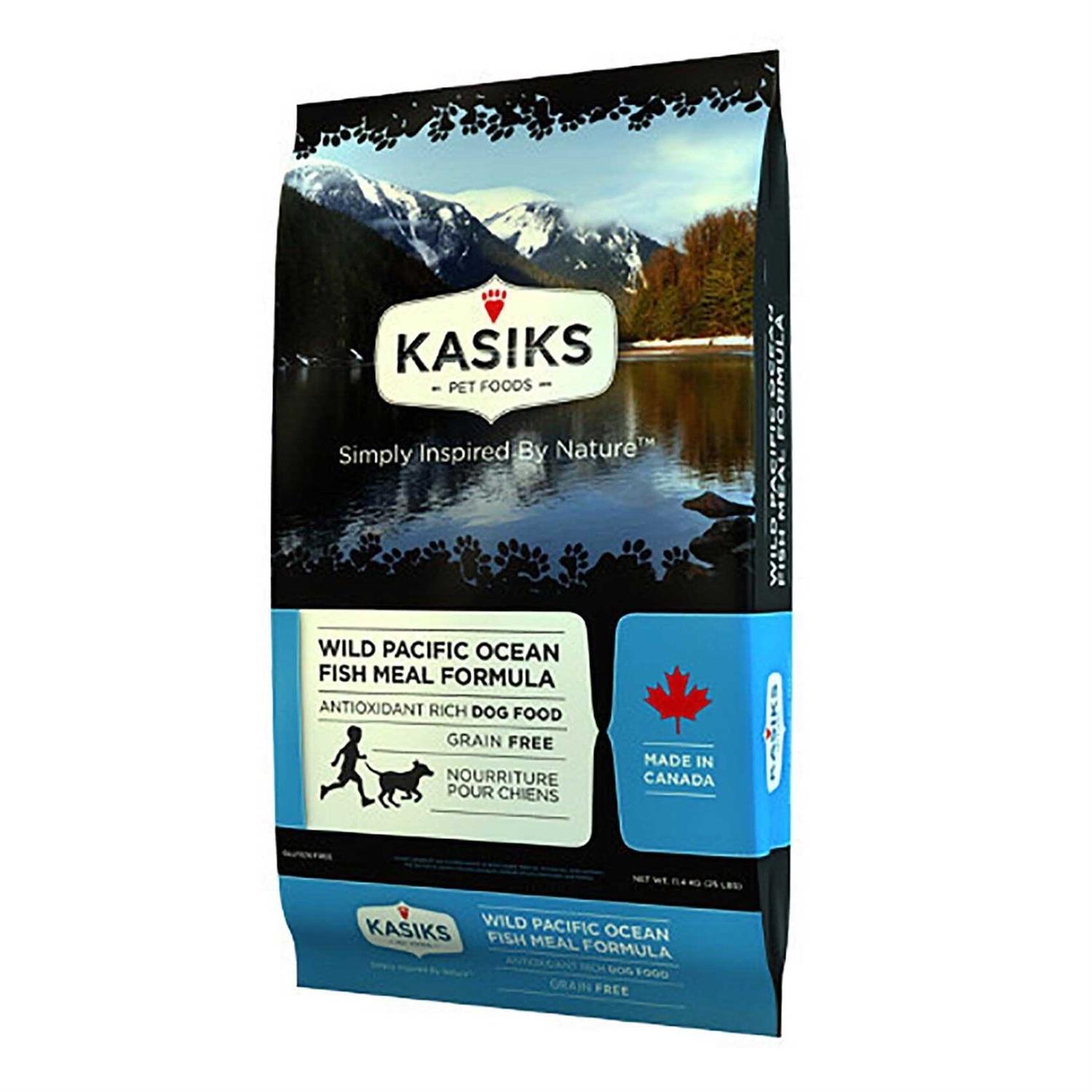Kasiks Wild Pacific Ocean Fish Meal Formula Grain-Free Dry Dog Food - Healthber