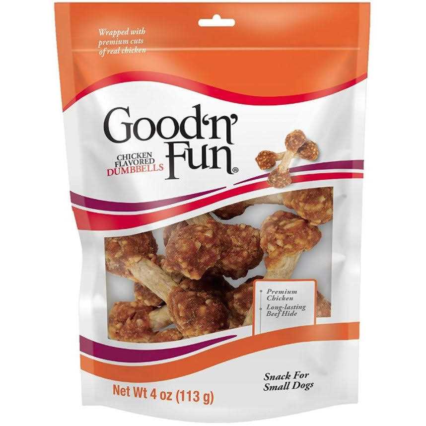 Good’n’Fun Chicken Flavored Dumbbells - Healthber