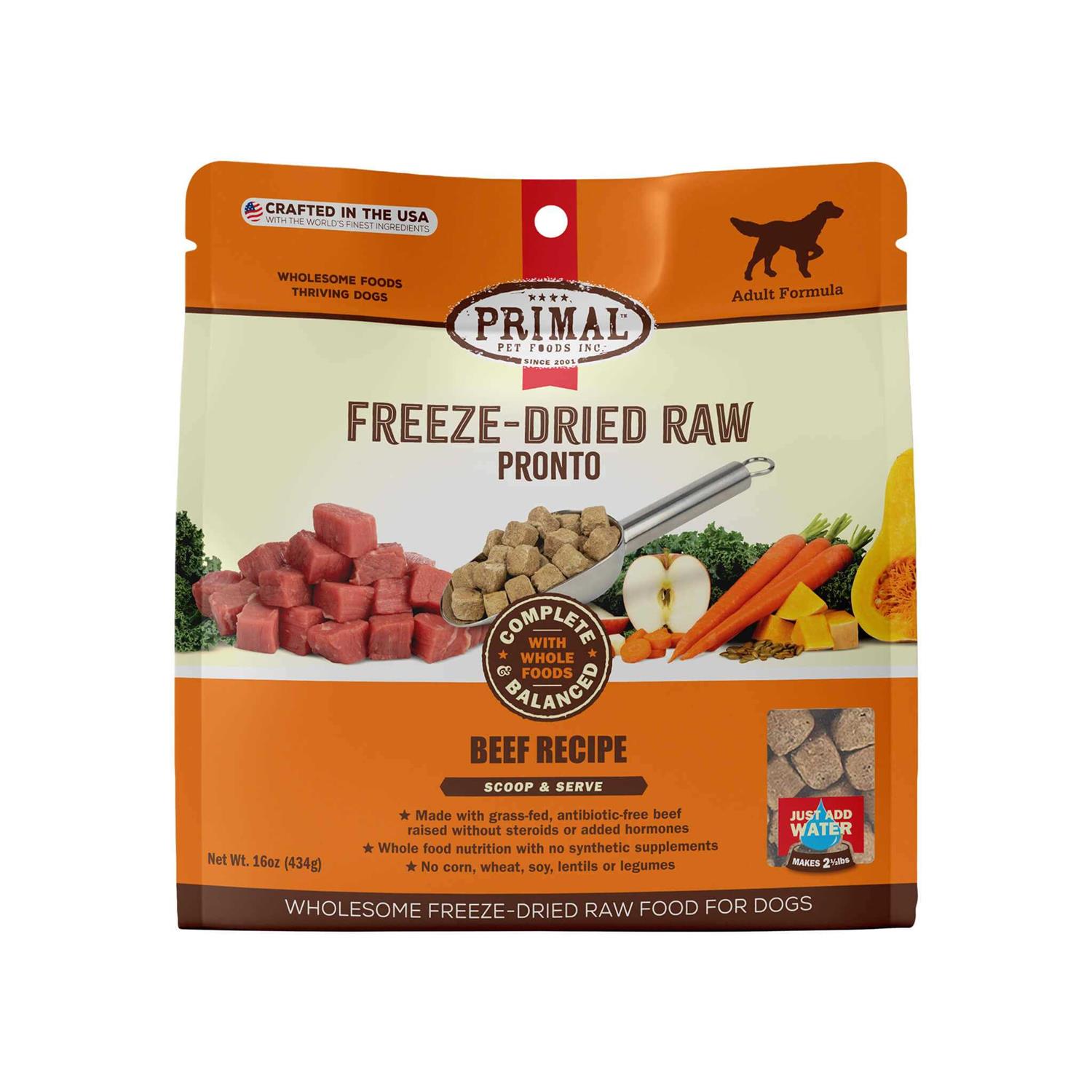 Primal Freeze Dried Raw Pronto Dog Food - Healthber