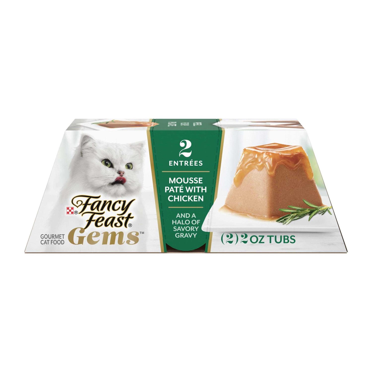 Fancy Feast Gems Mousse Pate Savory Gravy Wet Cat Food - Healthber