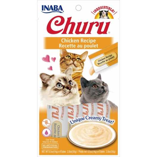 Inaba Churu Creamy Puree Cat Treat – Chicken, Size: 56 g | PetSmart - Healthber