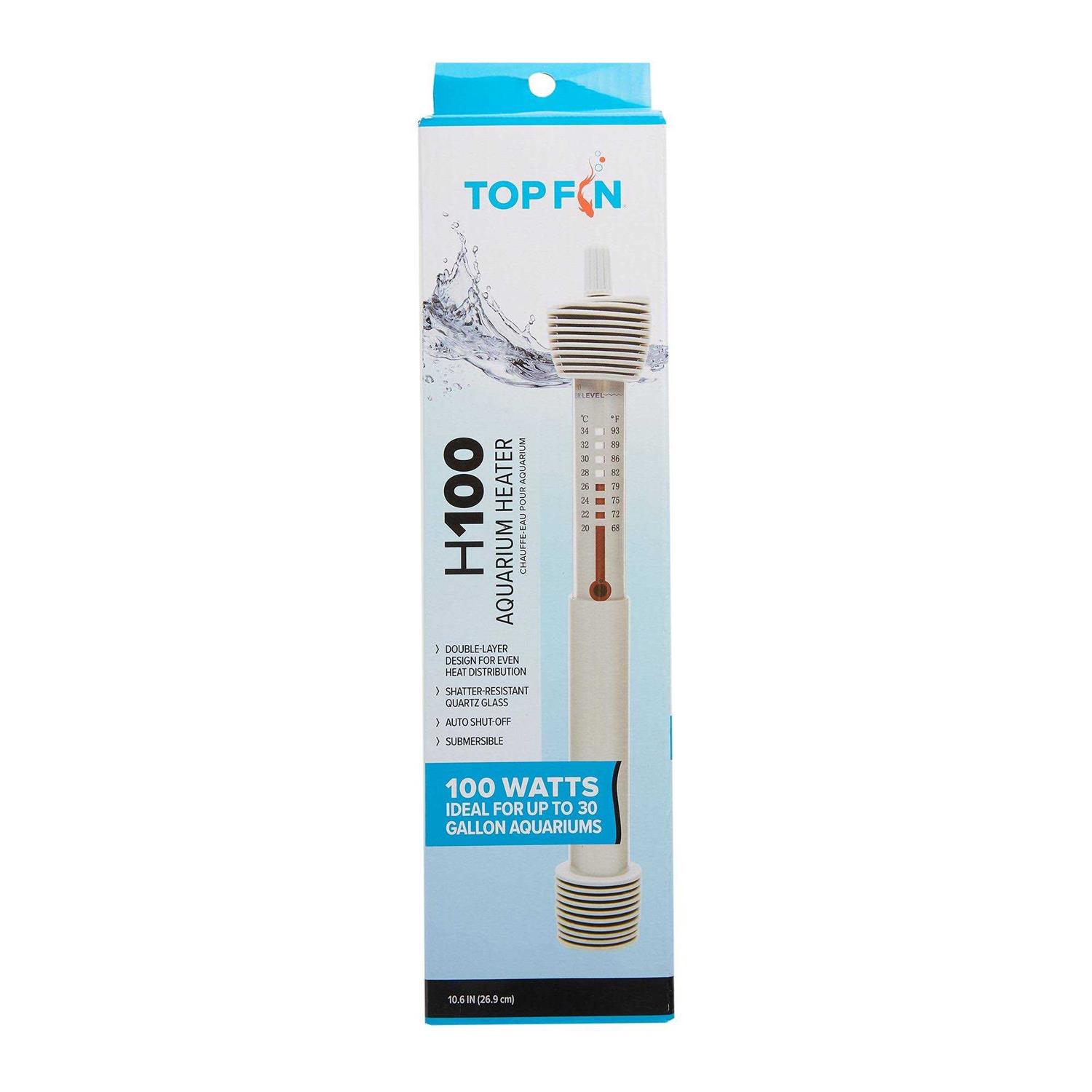 Top Fin Submersible Aquarium Tank Heater - Healthber