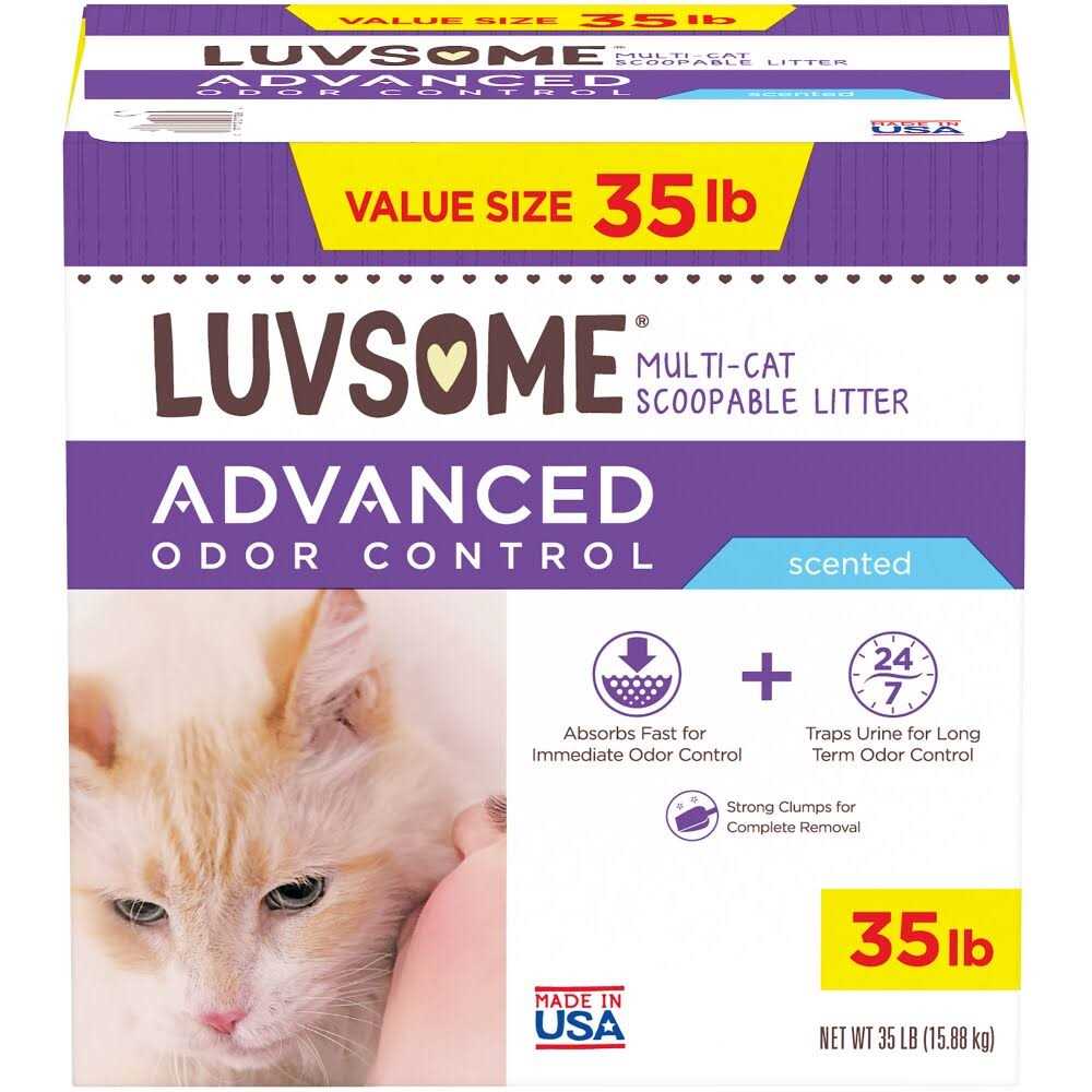 Luvsome Multi-Cat Scoopable Litter - Healthber