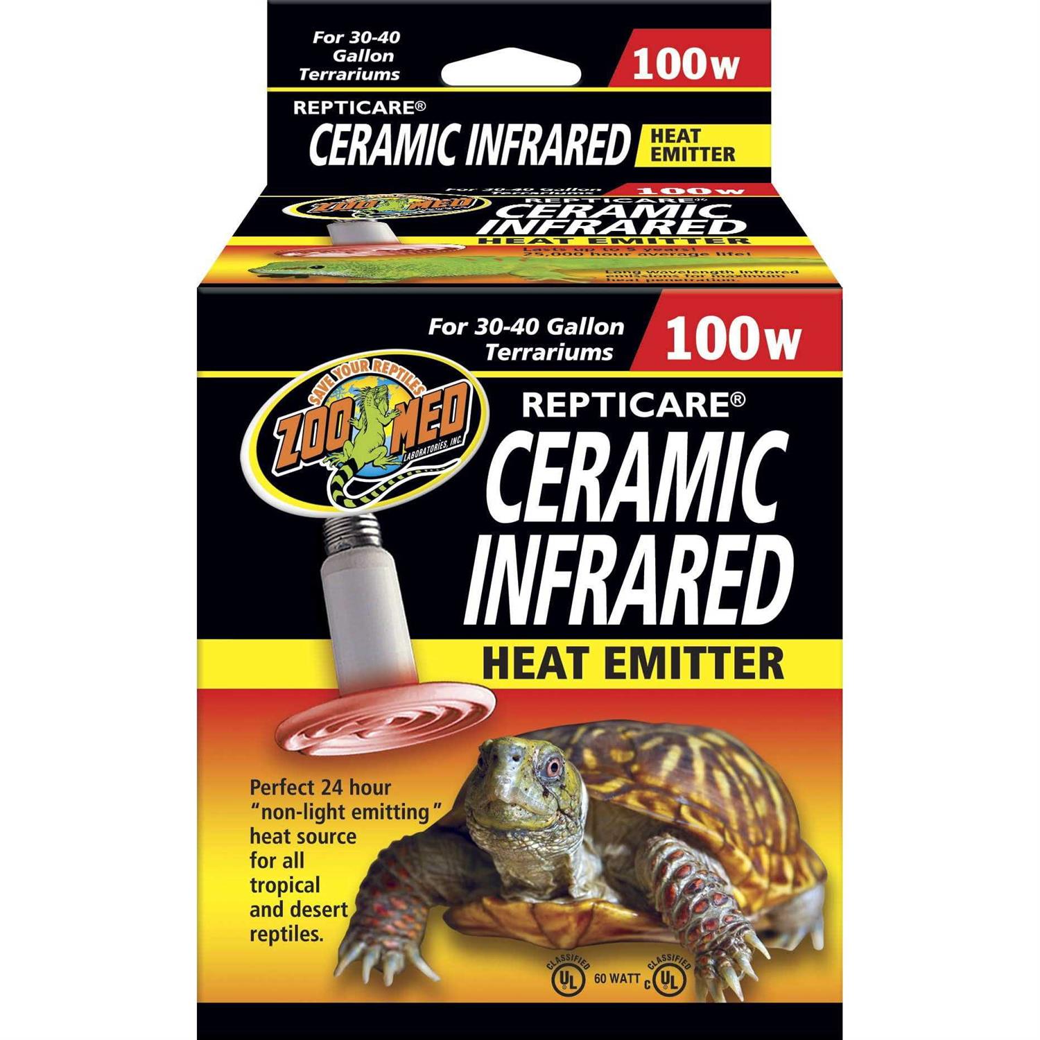 Zoo Med ReptiCare Ceramic Infrared Heat Emitter - Healthber