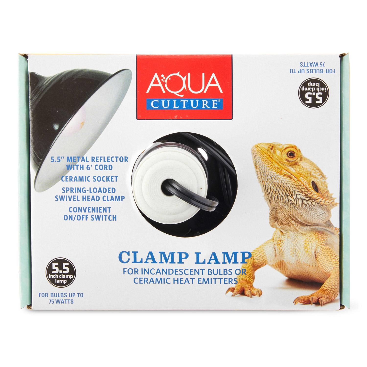 Aqua Culture 5.5 inch Clamp Lamp - Healthber