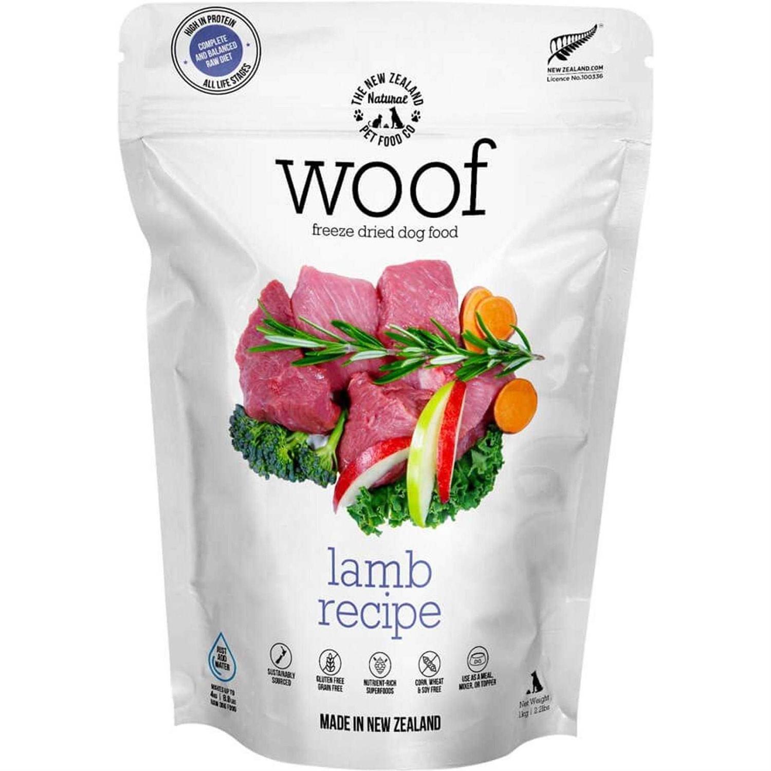 Woof Lamb Freeze Dried Dog Food - Healthber