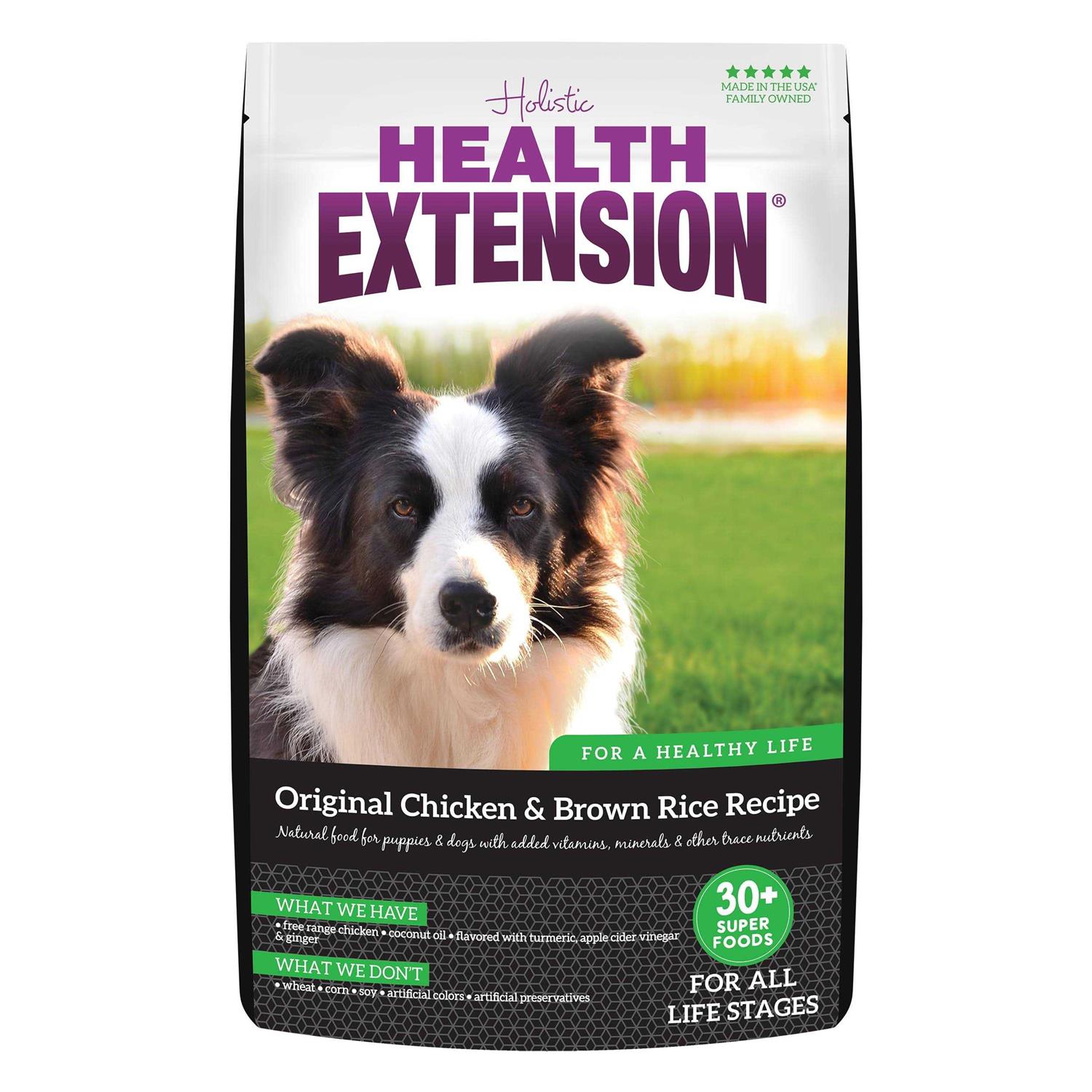 Health Extension Original Chicken Brown Rice Dry Dog Food - Healthber