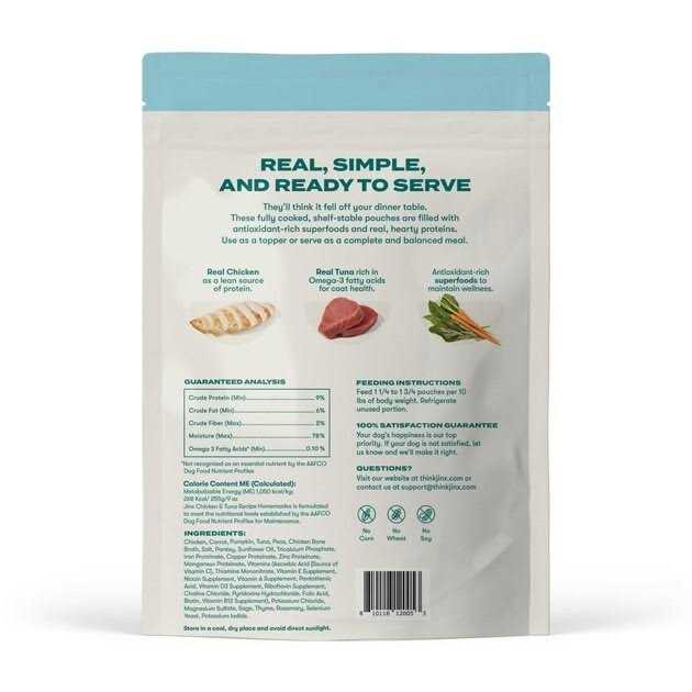 Jinx Chicken Homestyle Grain-Free Wet Dog Food - Healthber