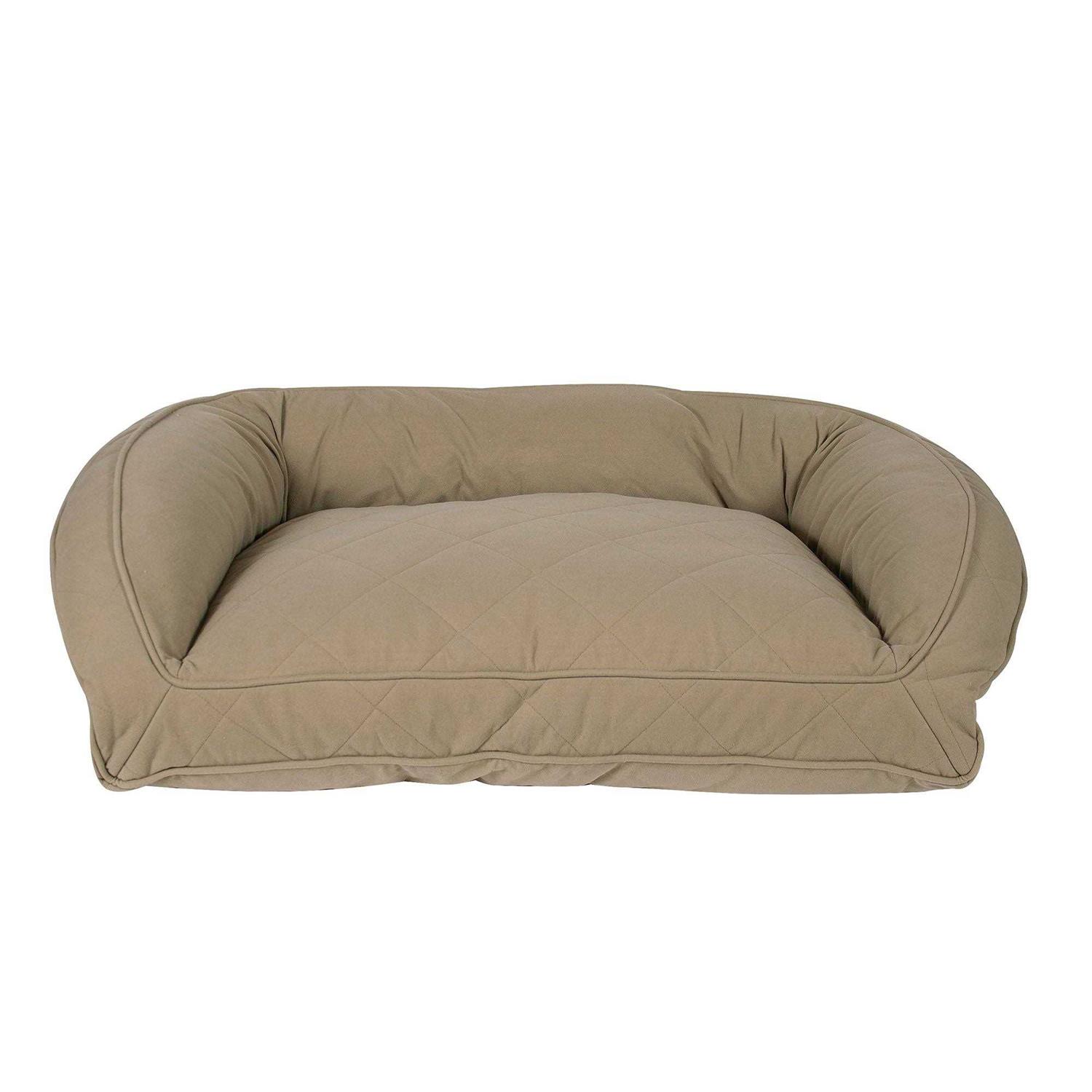 Carolina Pet Quilted Microfiber Bolster Bed - Healthber