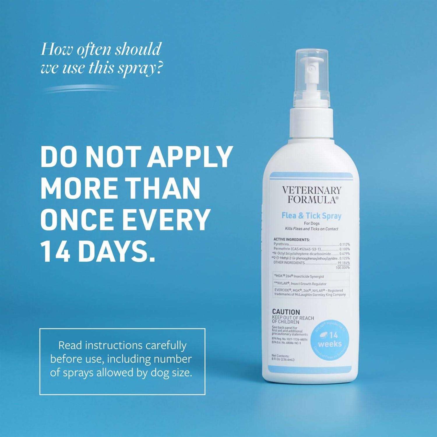 Veterinary Formula Clinical Care Flea & Tick Spray for Dogs - Healthber