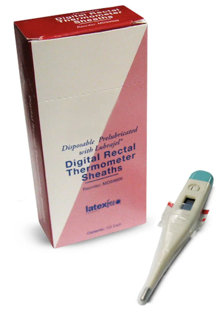 Digital Rectal Thermometer Sheaths, 100 ct - Healthber