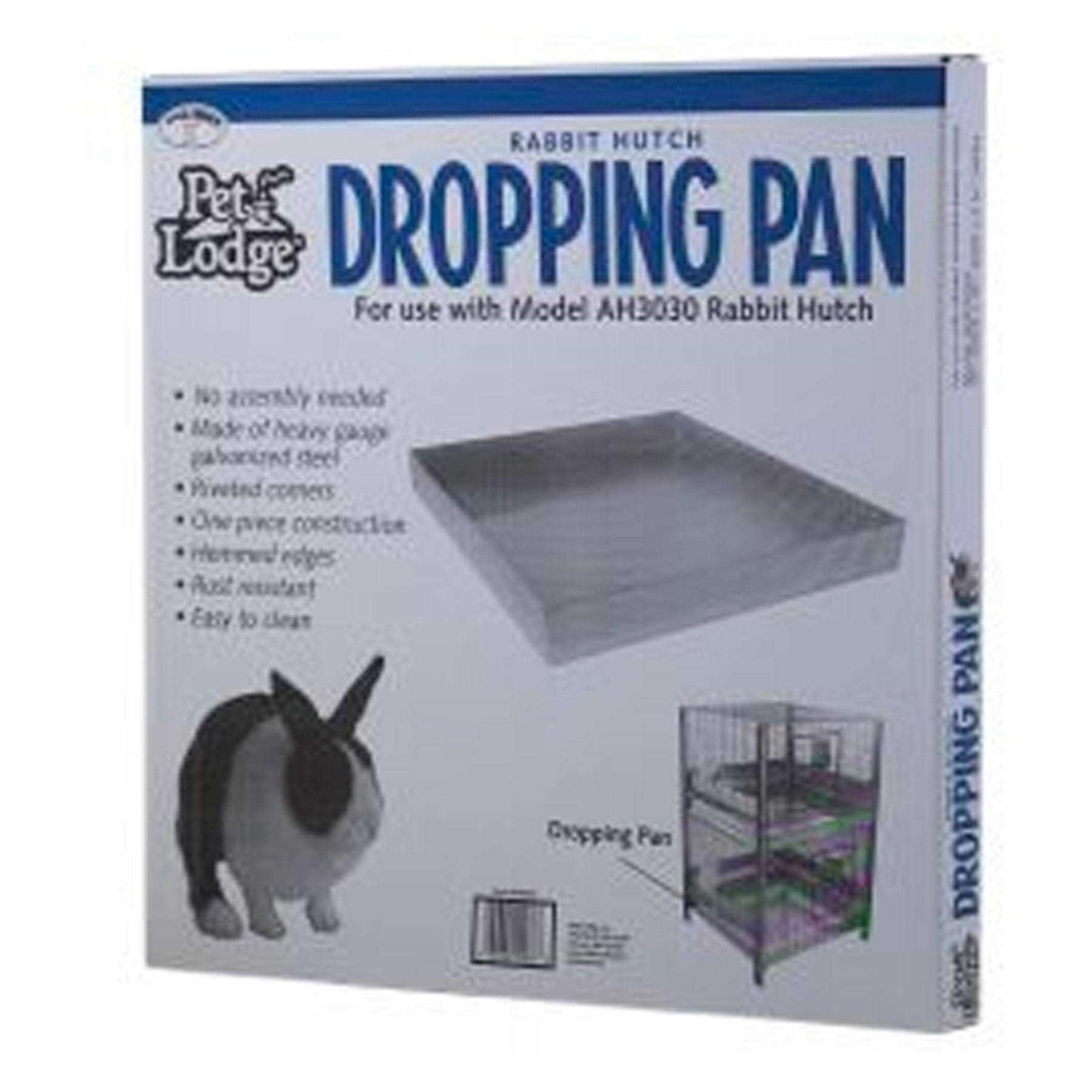 Pet Lodge Metal Dropping Pan - Healthber