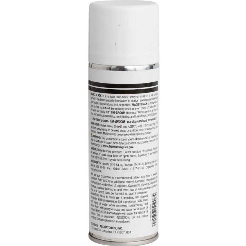Bio Groom Magic Black Color Enhancing Dry Shampoo - Healthber