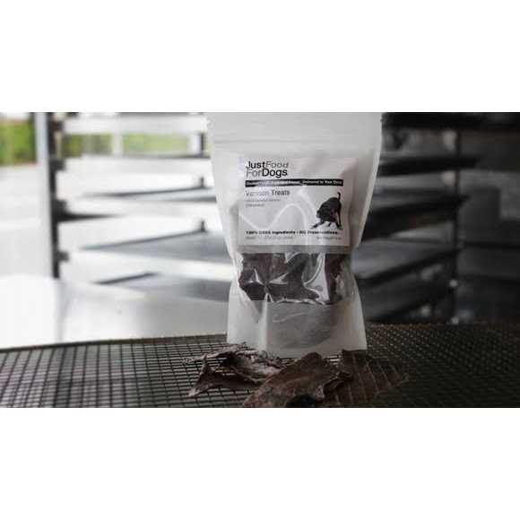 JustFoodForDogs Venison Dehydrated Dog Treats - Healthber
