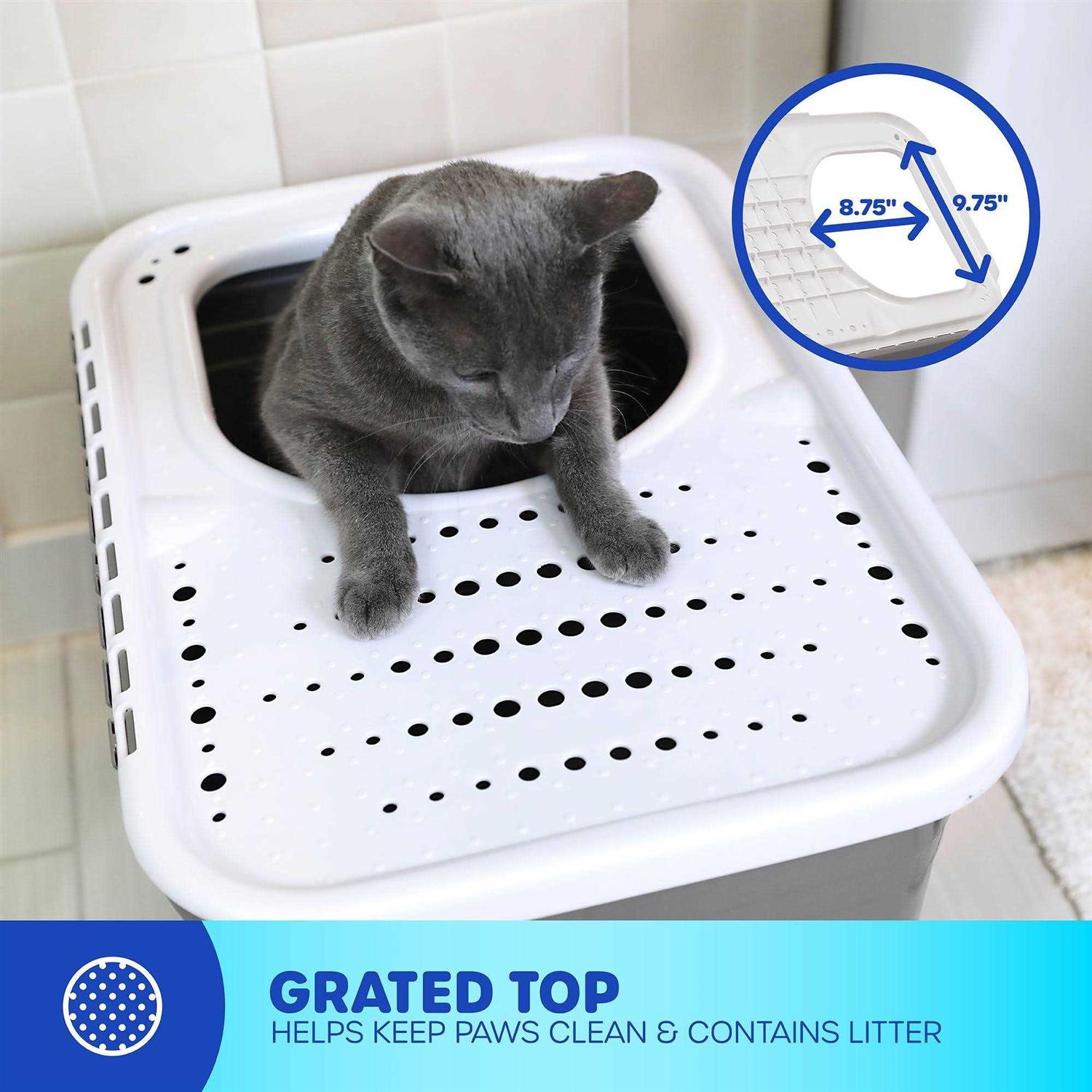 Petmate Top Entry Litter Pan - Healthber