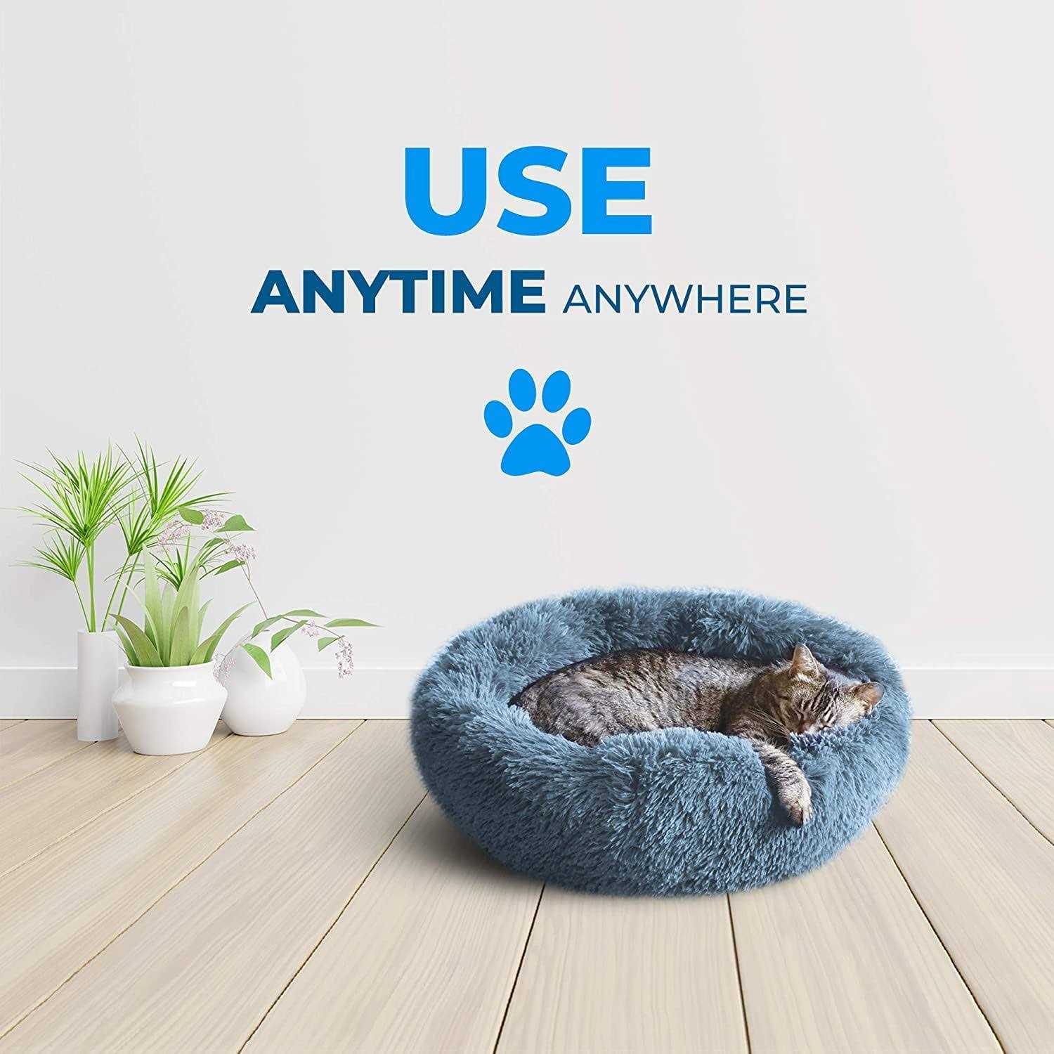 Whiskers & Friends Cat Bed Cat Beds for Indoor Cats Small Bed - Healthber