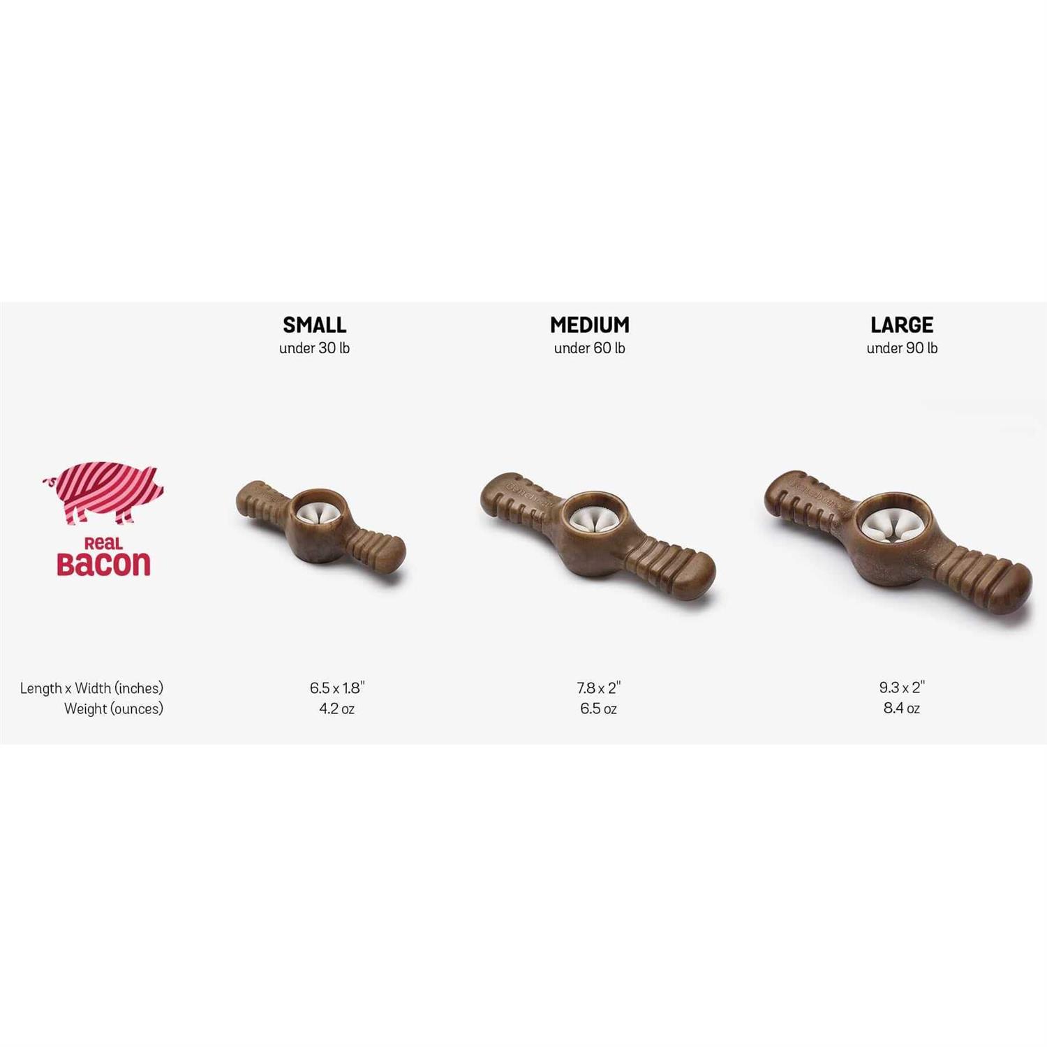 Benebone Bacon Pawplexer Dog Chew Toy - Healthber