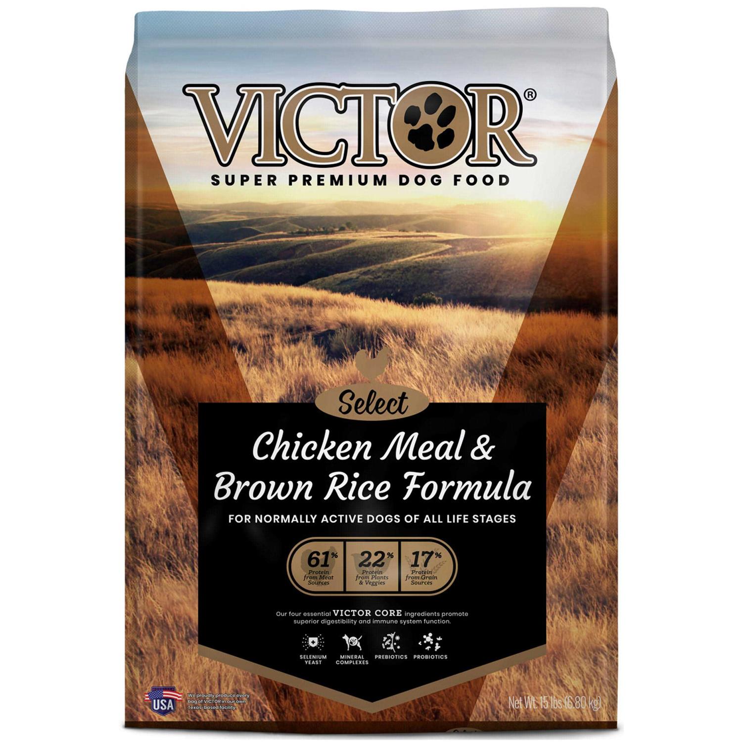 Victor Chicken Meal & Brown Rice Dry Dog Food - Healthber
