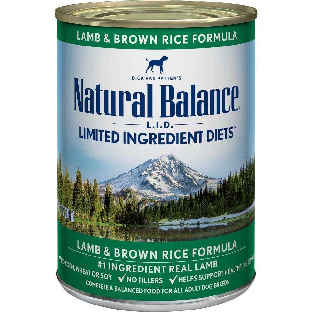 Natural Balance L.I.D. Lamb & Brown Rice Formula Dog Food - Healthber