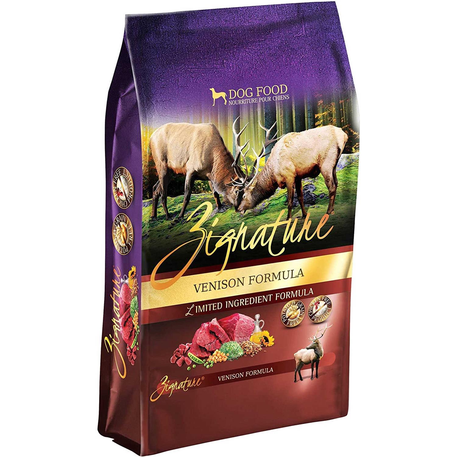 Zignature Limited Ingredient Venison Formula Dry Dog Food - Healthber