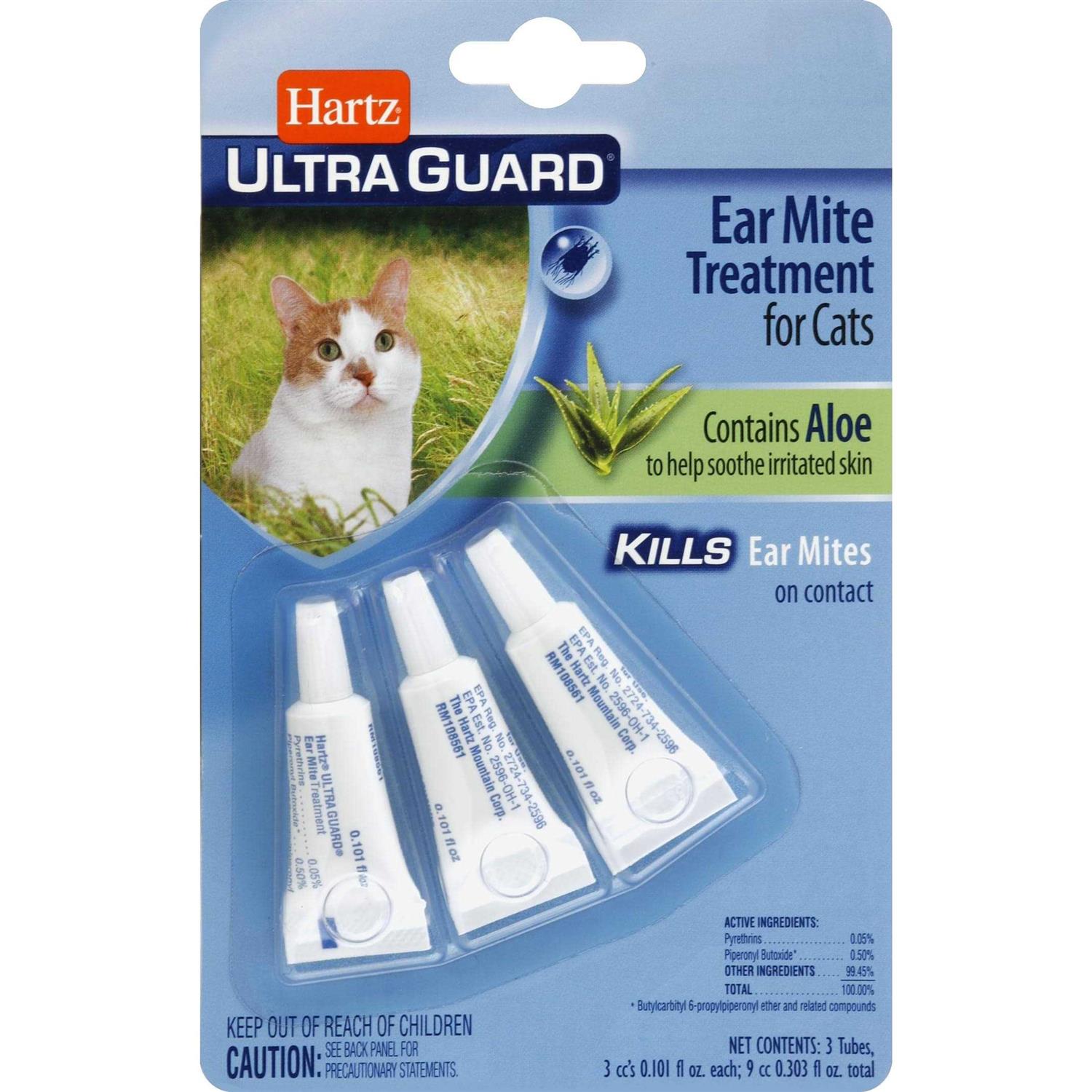 Hartz UltraGuard Ear Mite Treatment for Cats - Healthber