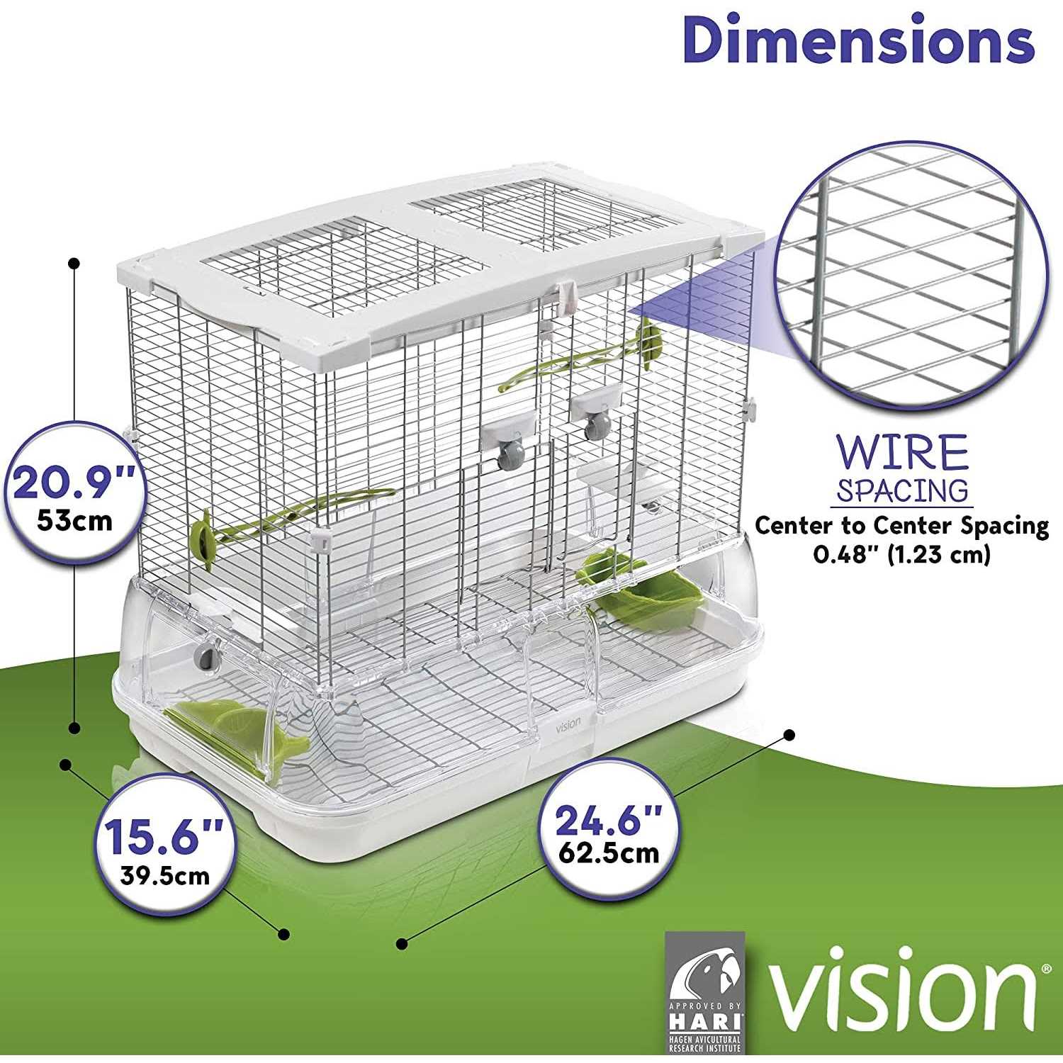 Vision Bird Cage - Healthber