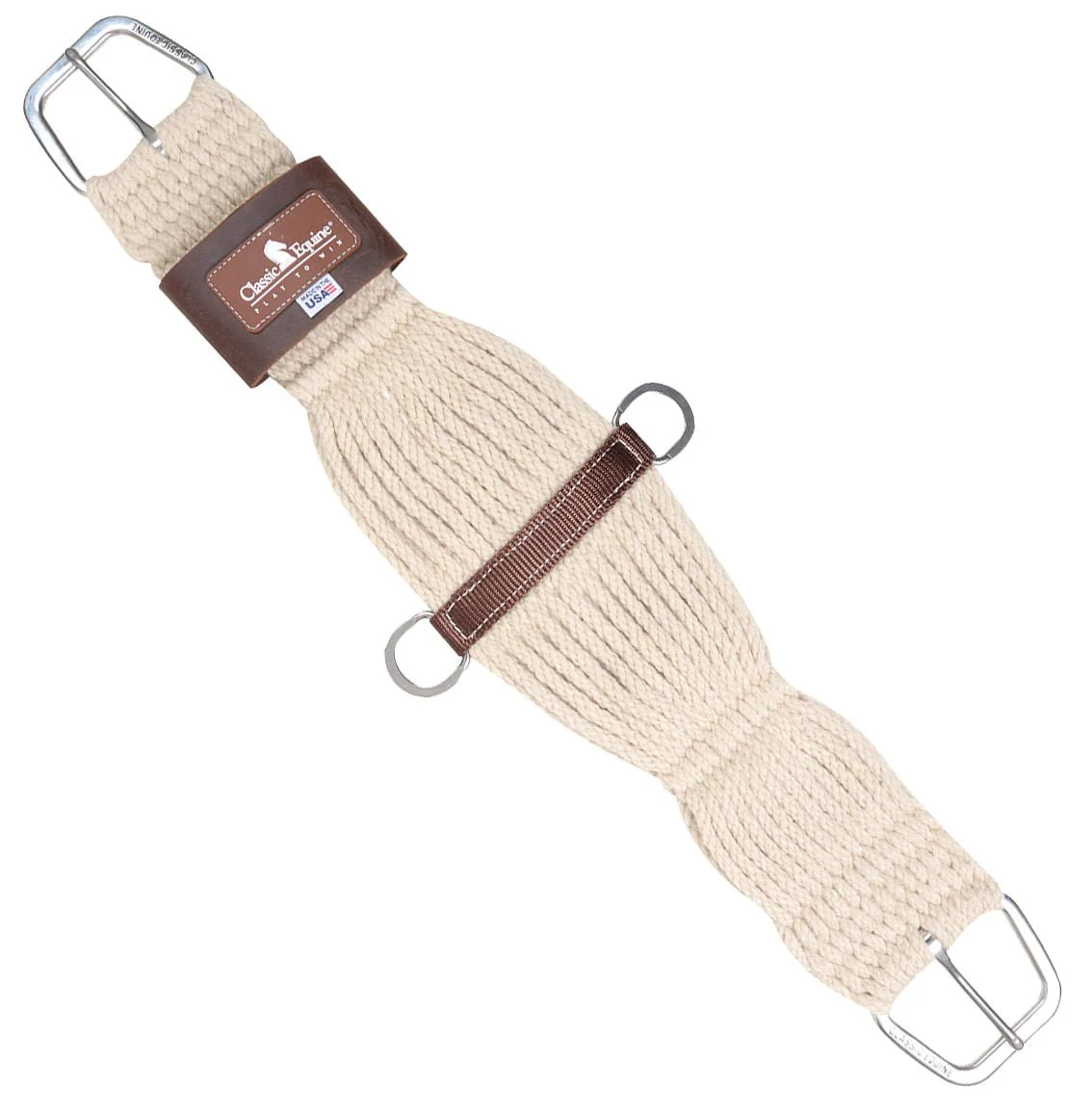 Classic Equine Blended Mohair Roper Cinch, 27-Strand - Healthber
