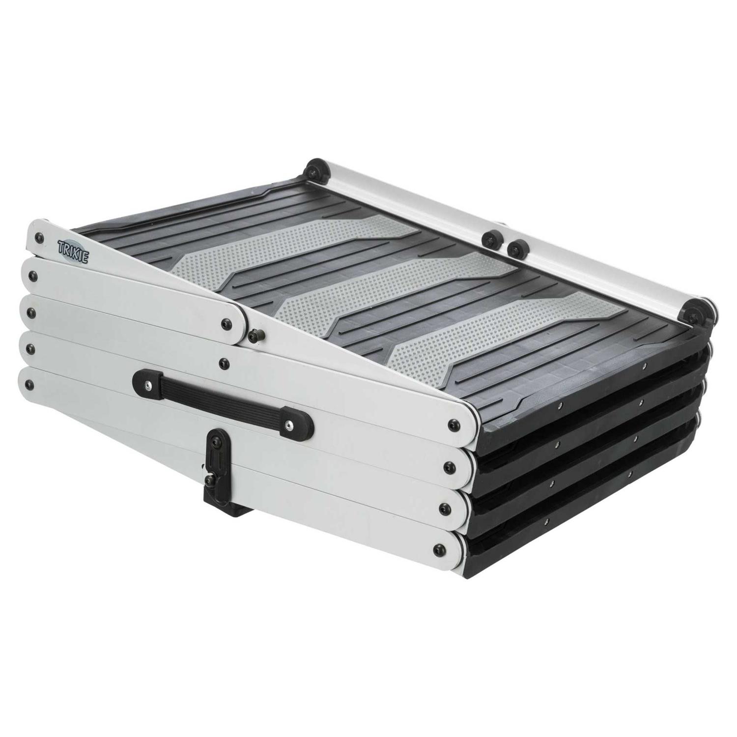 Trixie 4-Step Folding Aluminium Steps - Healthber
