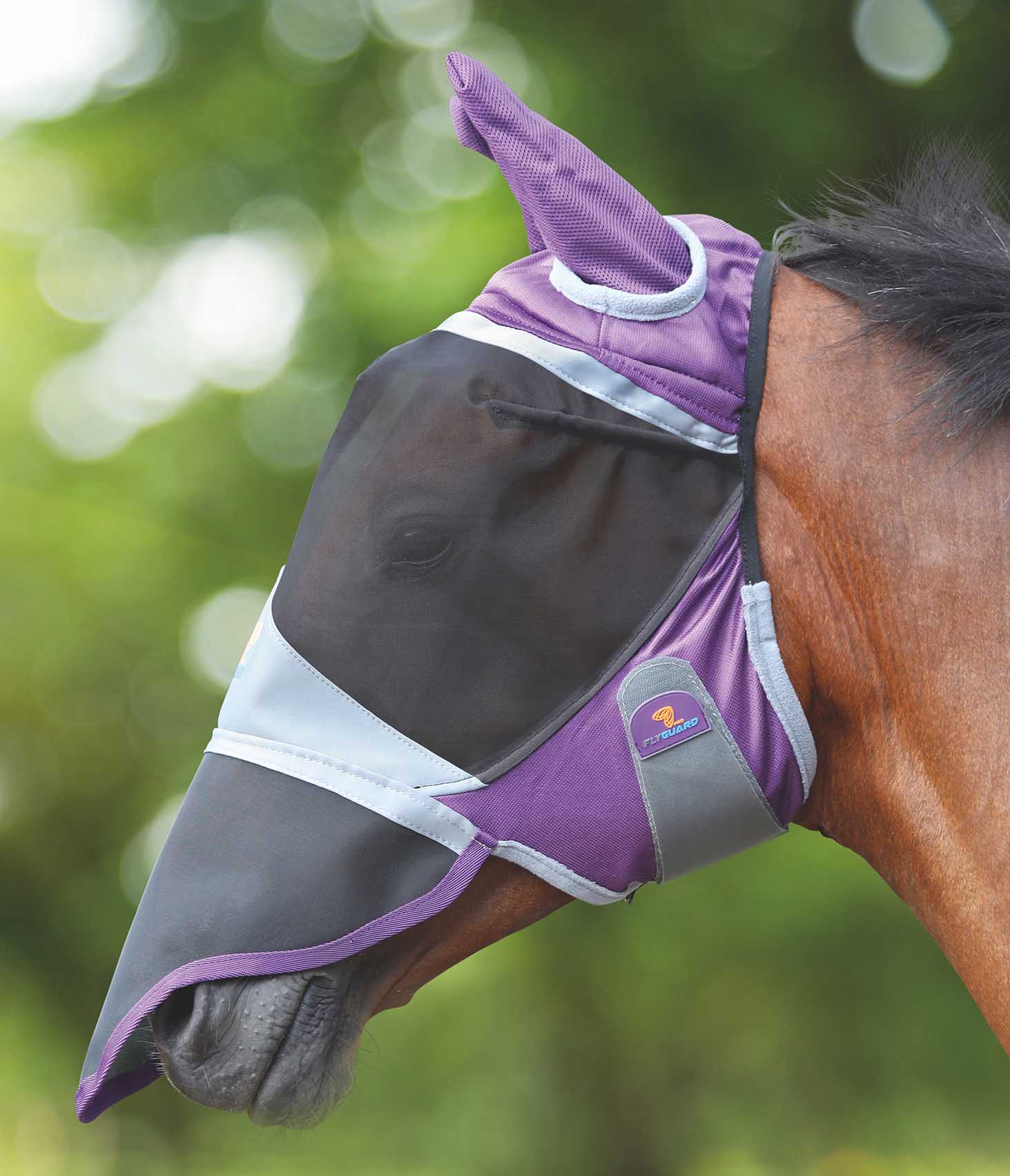 Shires Deluxe Fly Mask with Ears & Nose - Healthber